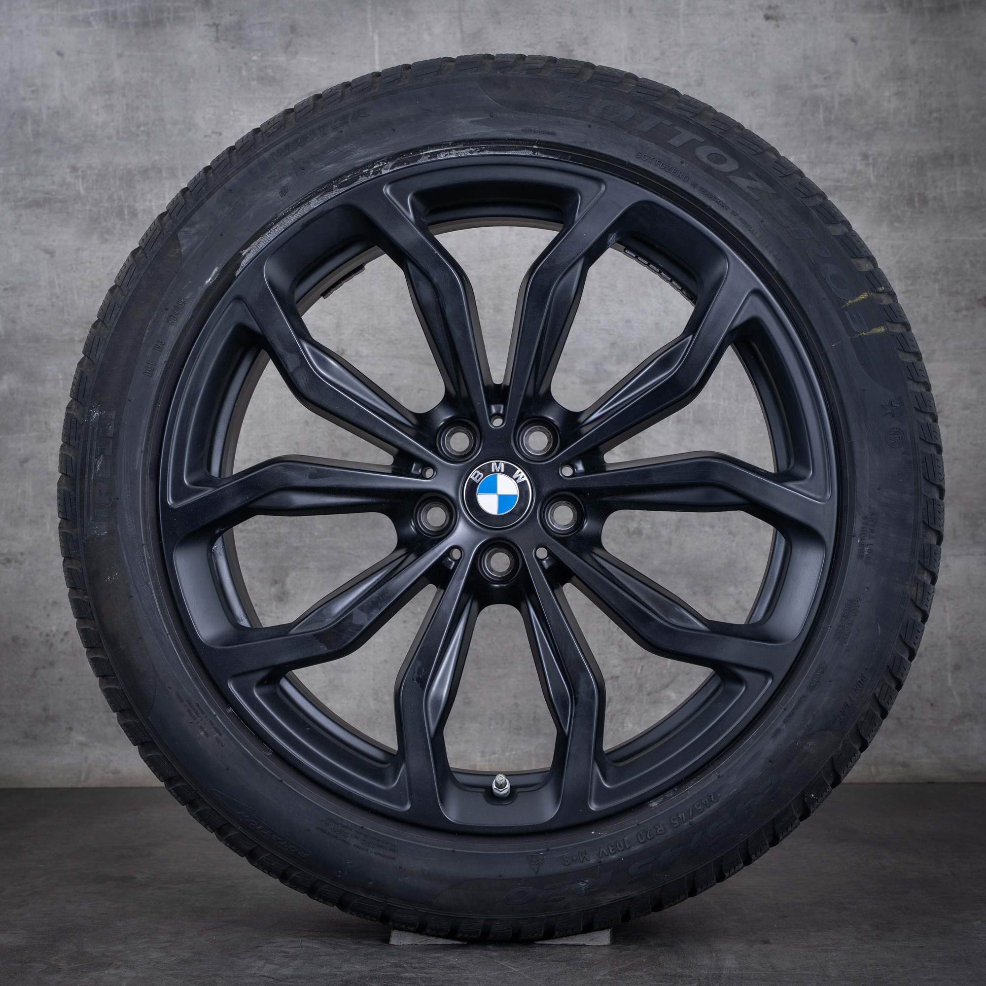 Oryginał BMW X3 X4 koła zimowe 20 cali G01 G02 felgi stylizacja 695 6881208 6881209 czarny mat