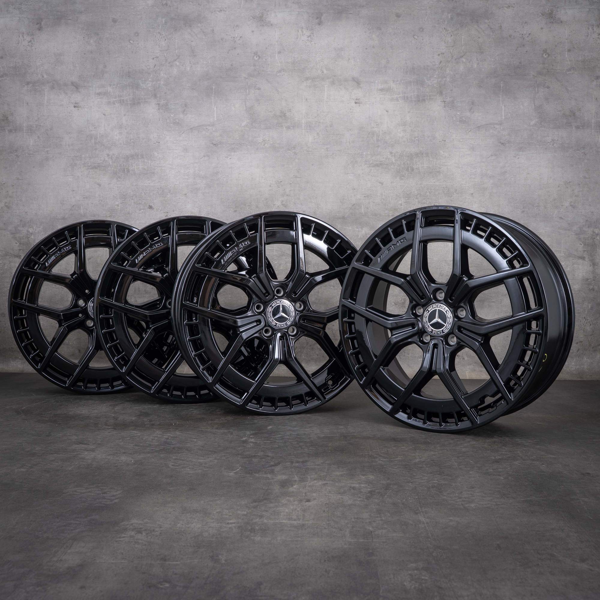 Original Mercedes Benz EQA EQB AMG Felgen 19 Zoll H243 X243 A2434010500 schwarz glanz