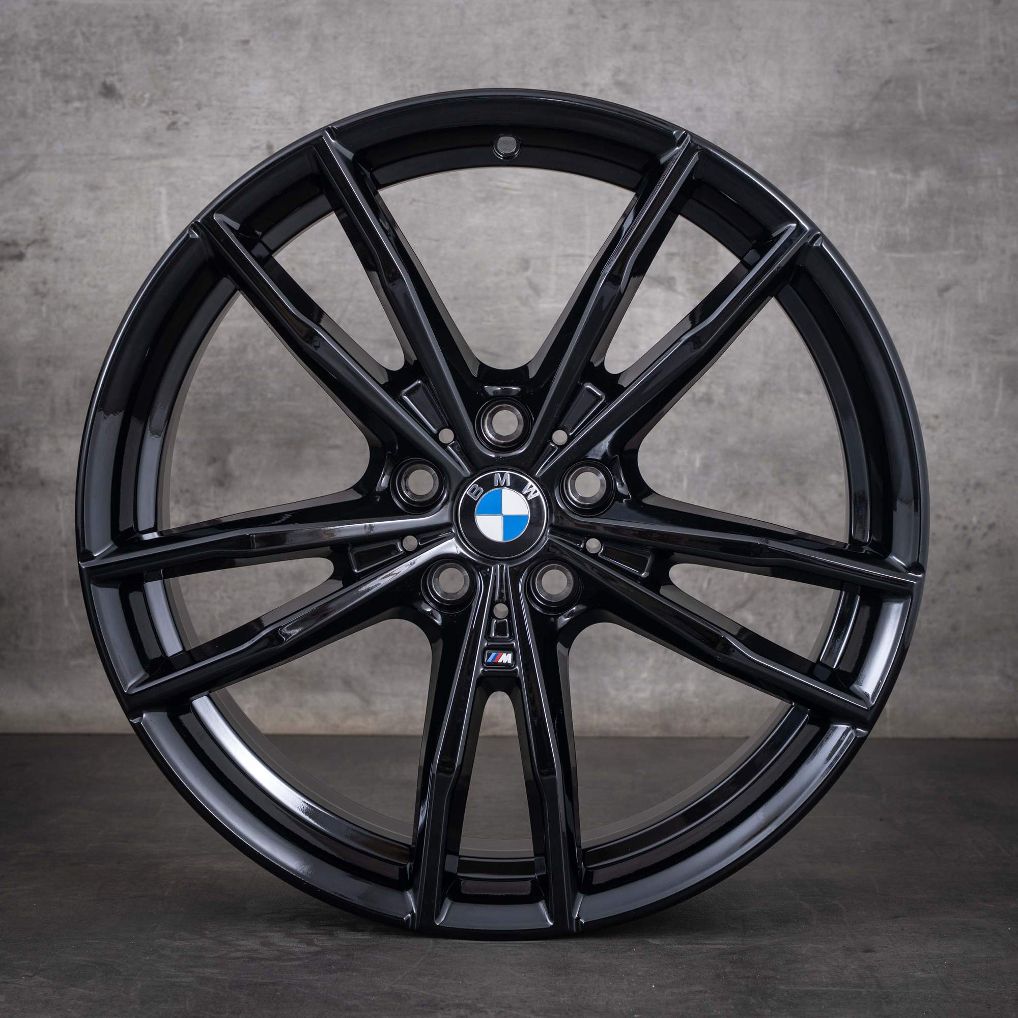 Oryginalne felgi BMW serii 2, Seria 3 i 4, 19 cali, G42, G20, G21, G22, G23, stylizacja 791 M, 8090094, 8090095, czarny połysk, NOWE