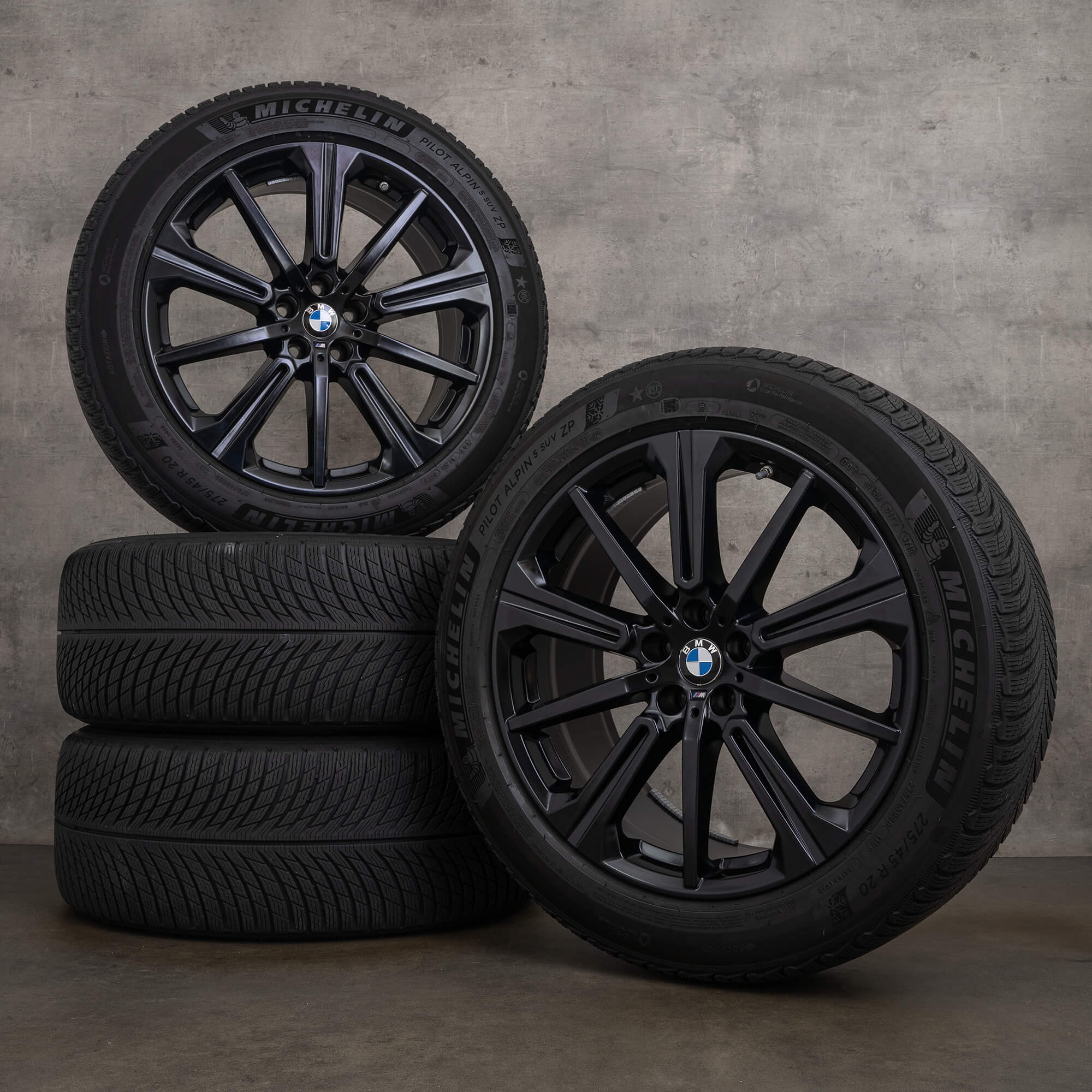 OEM BMW X5 X6 rims 20 inch G05 G06 winter tires 748 M 6883765 