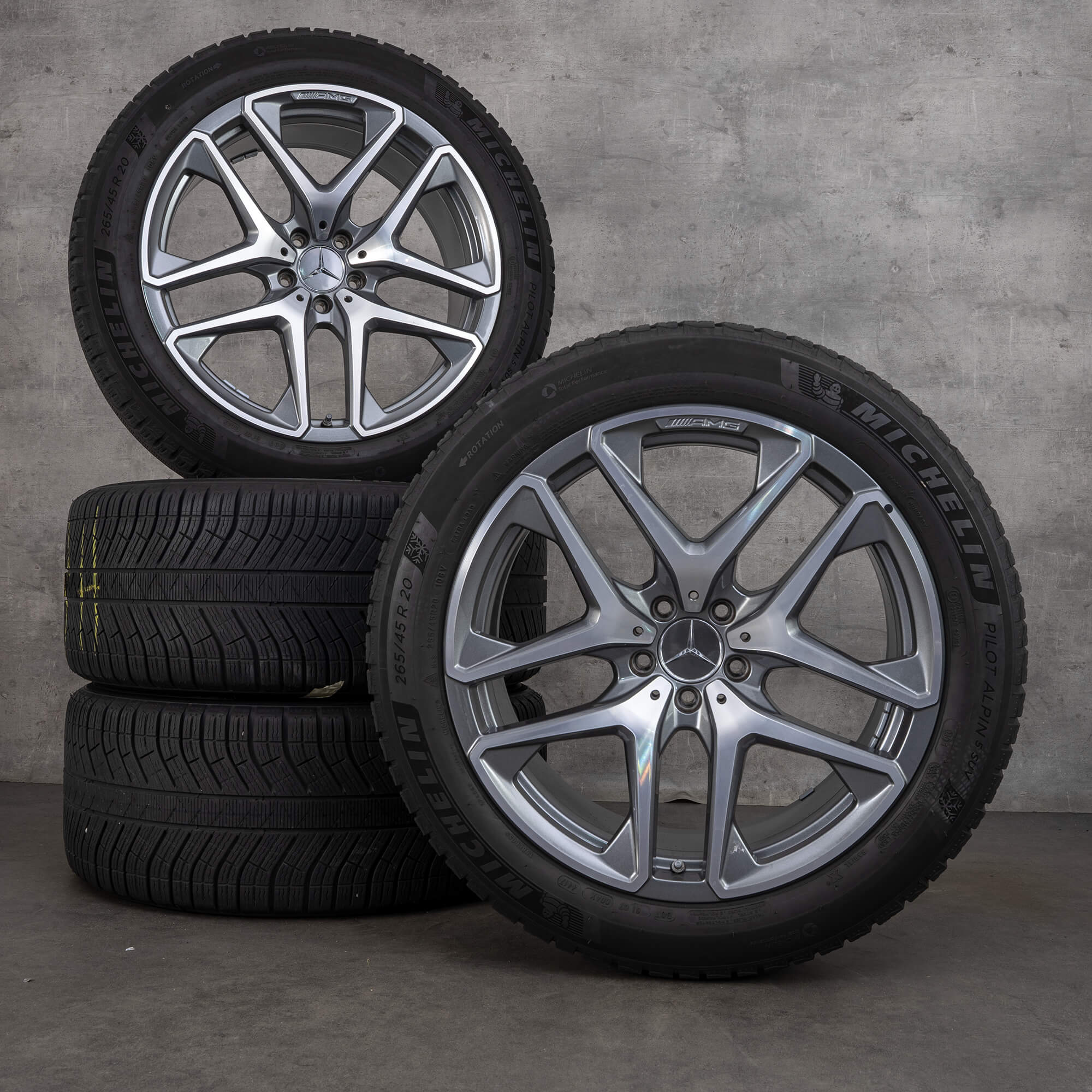 GLC 63 AMG X253 C253 winter OEM wheels Mercedes Benz tires 20 inch