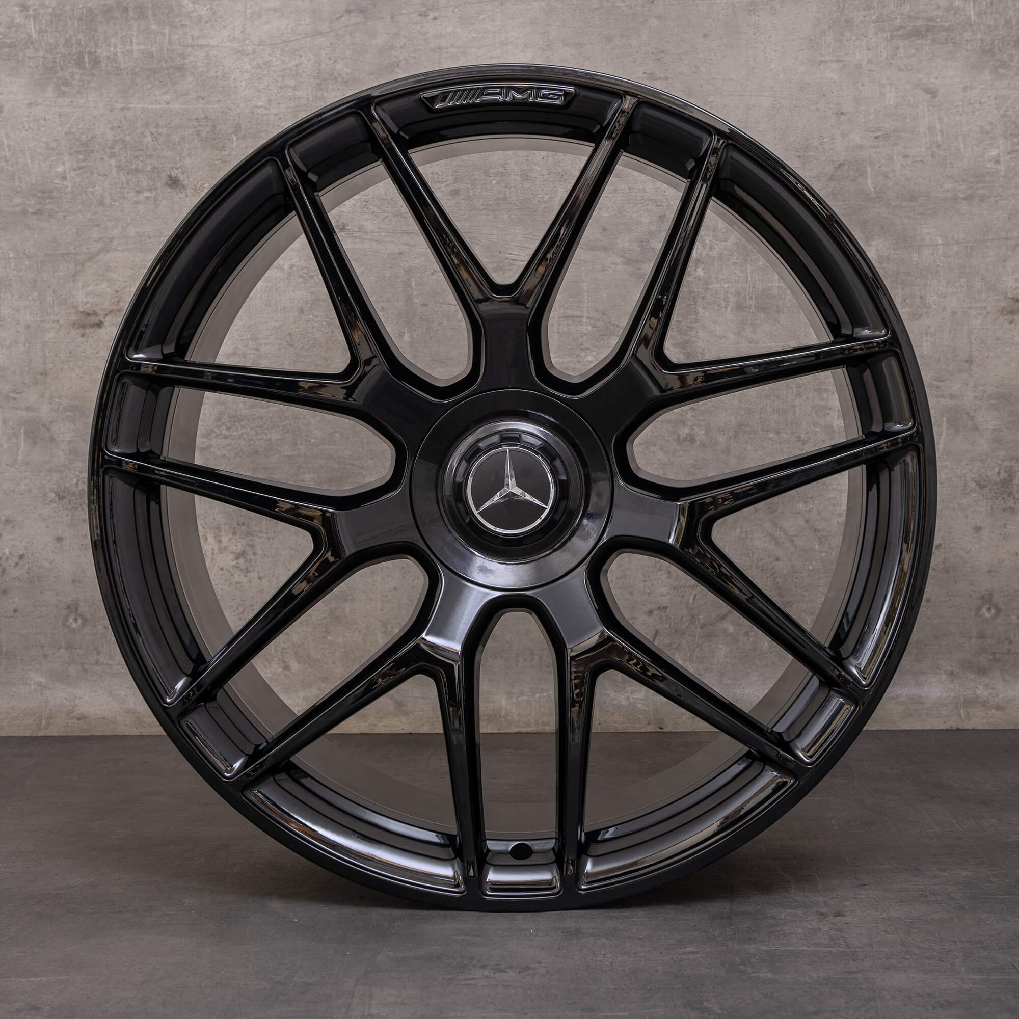 Autentico Mercedes Benz GLE 53 63 AMG cerchi 22 pollici X167 C167 Hybrid A1674015601 A1674015701 nero lucido
