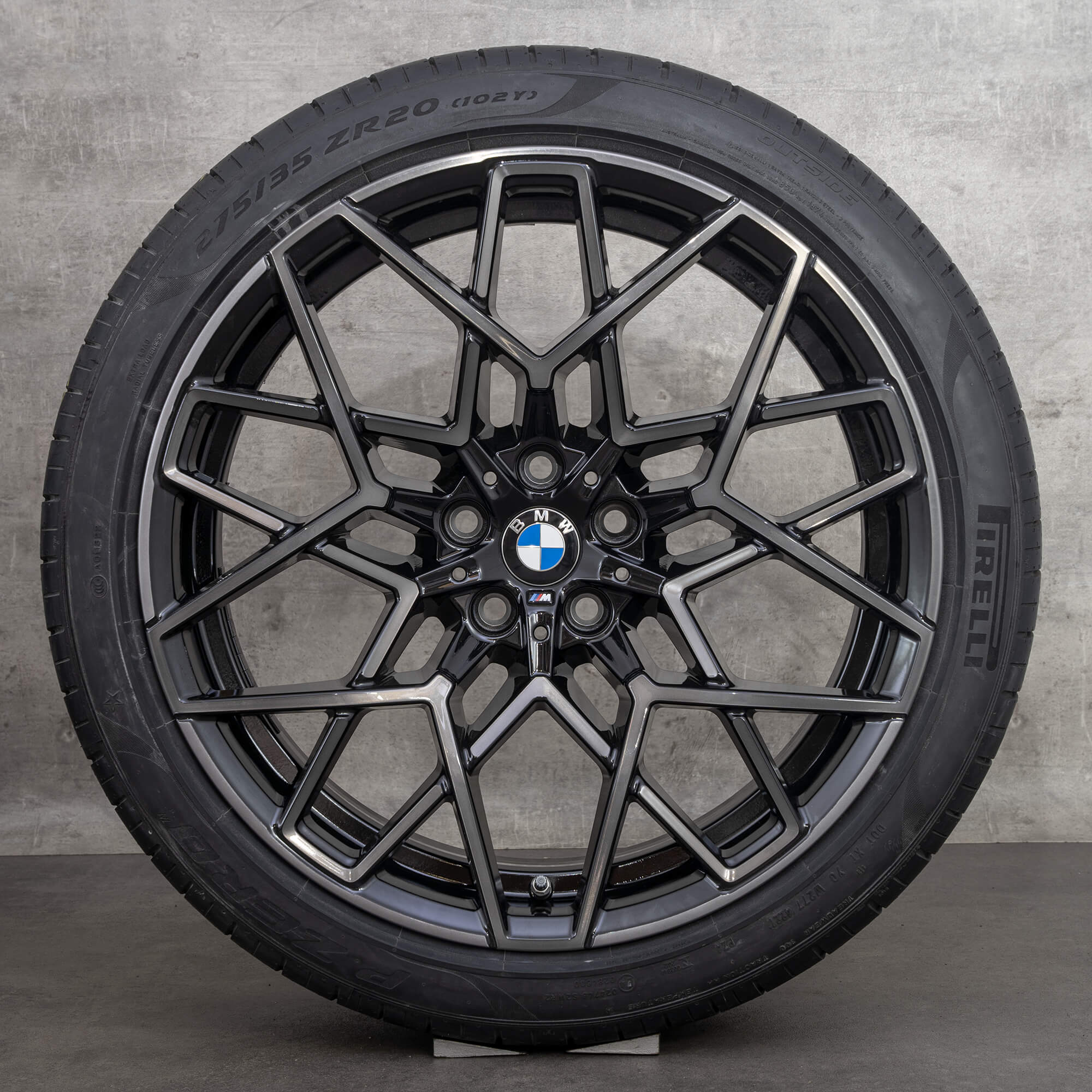 BMW 20 tommer M8 fælge F91 F92 F93 M813 alu sommerhjul sommerdæk