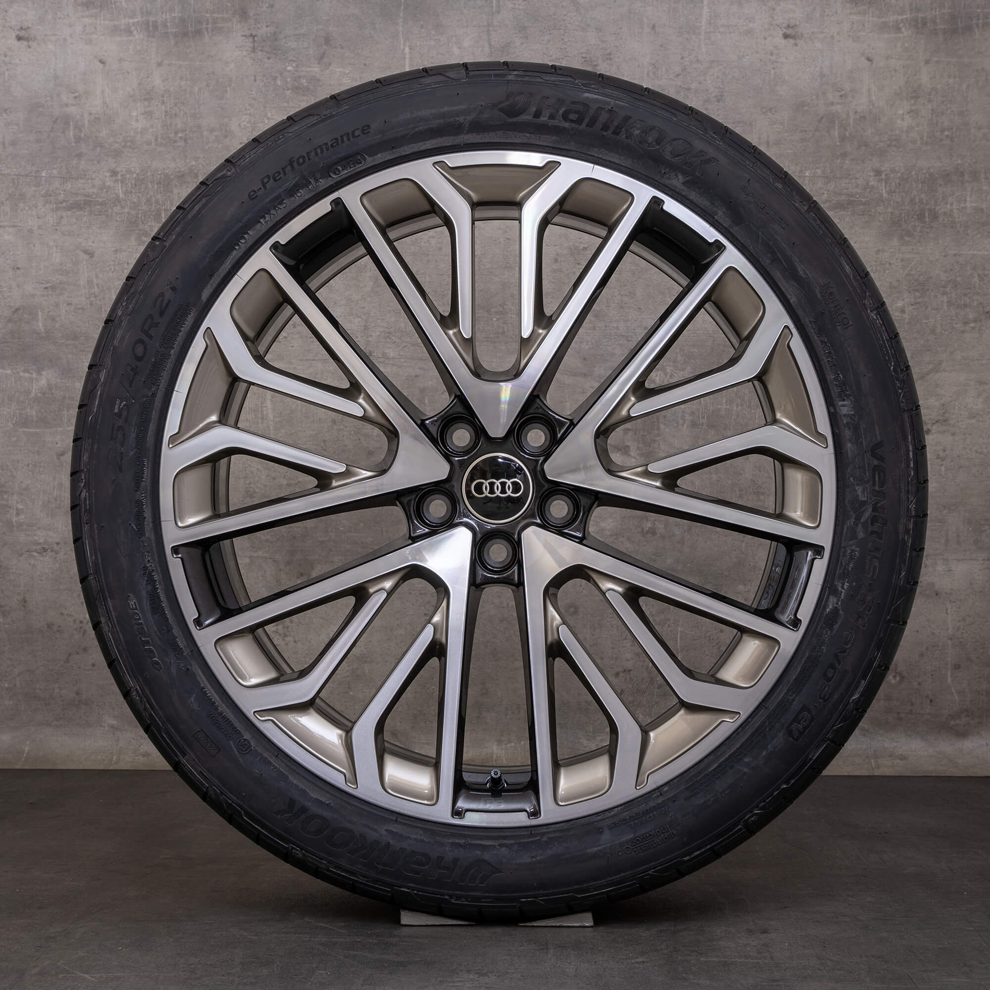 Original Audi Q5 SQ5 Winterräder 21 Zoll FY GU Sportback Felgen 8MA601025L granit gold glanzgedreht NEU