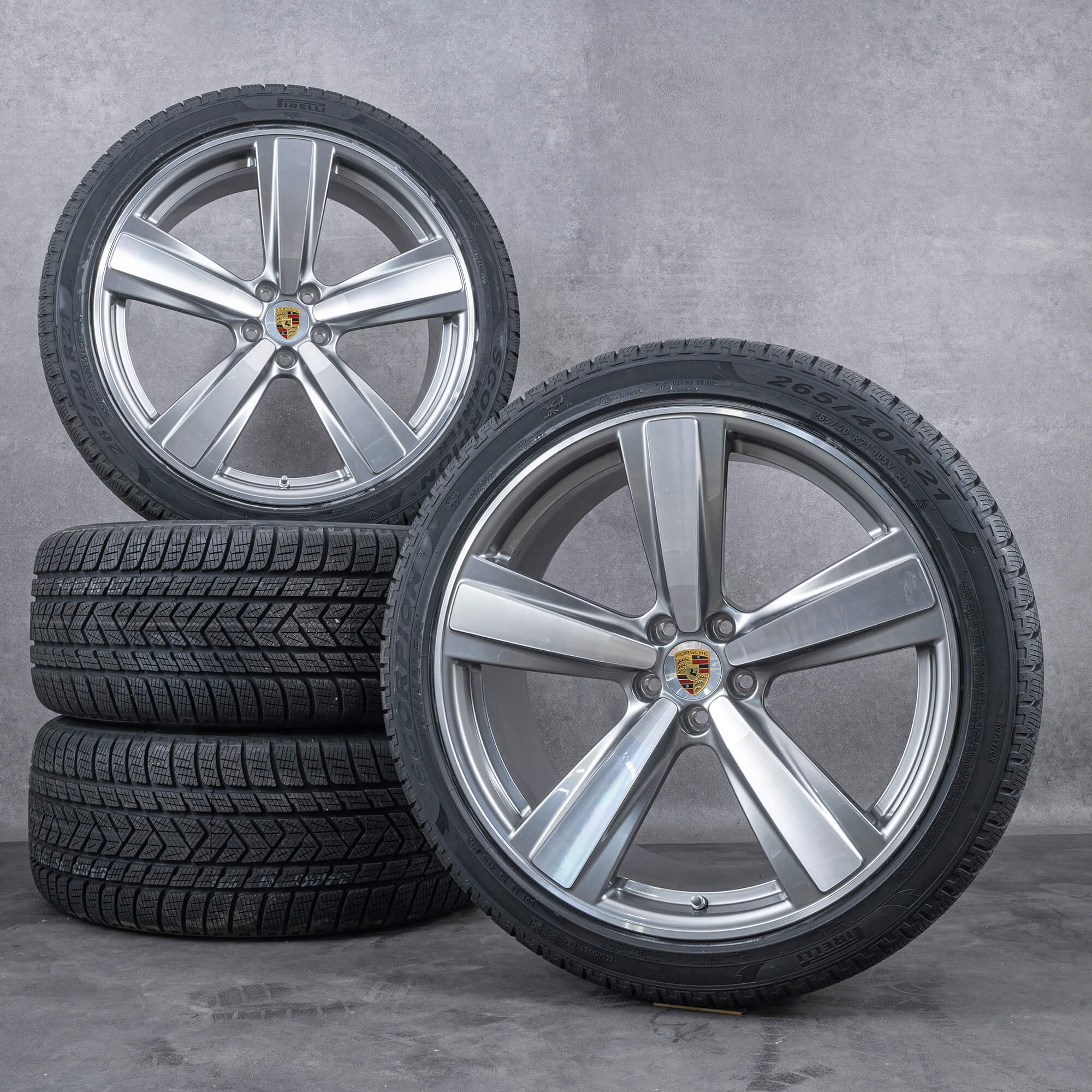 Alkuperäiset Porsche 21 tuuman vanteet Macan III 95B601025 talvirenkaat UUSI