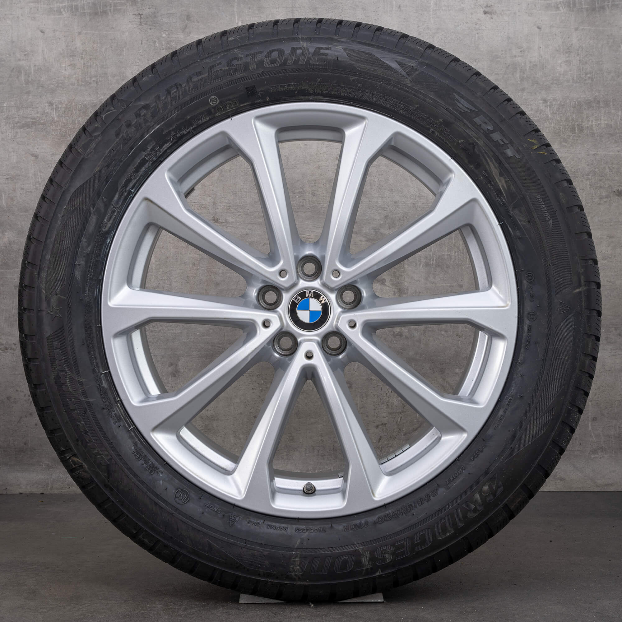 Jantes BMW 20 pouces X7 G07 jantes alloy style 750 pneus hiver roues 6880688