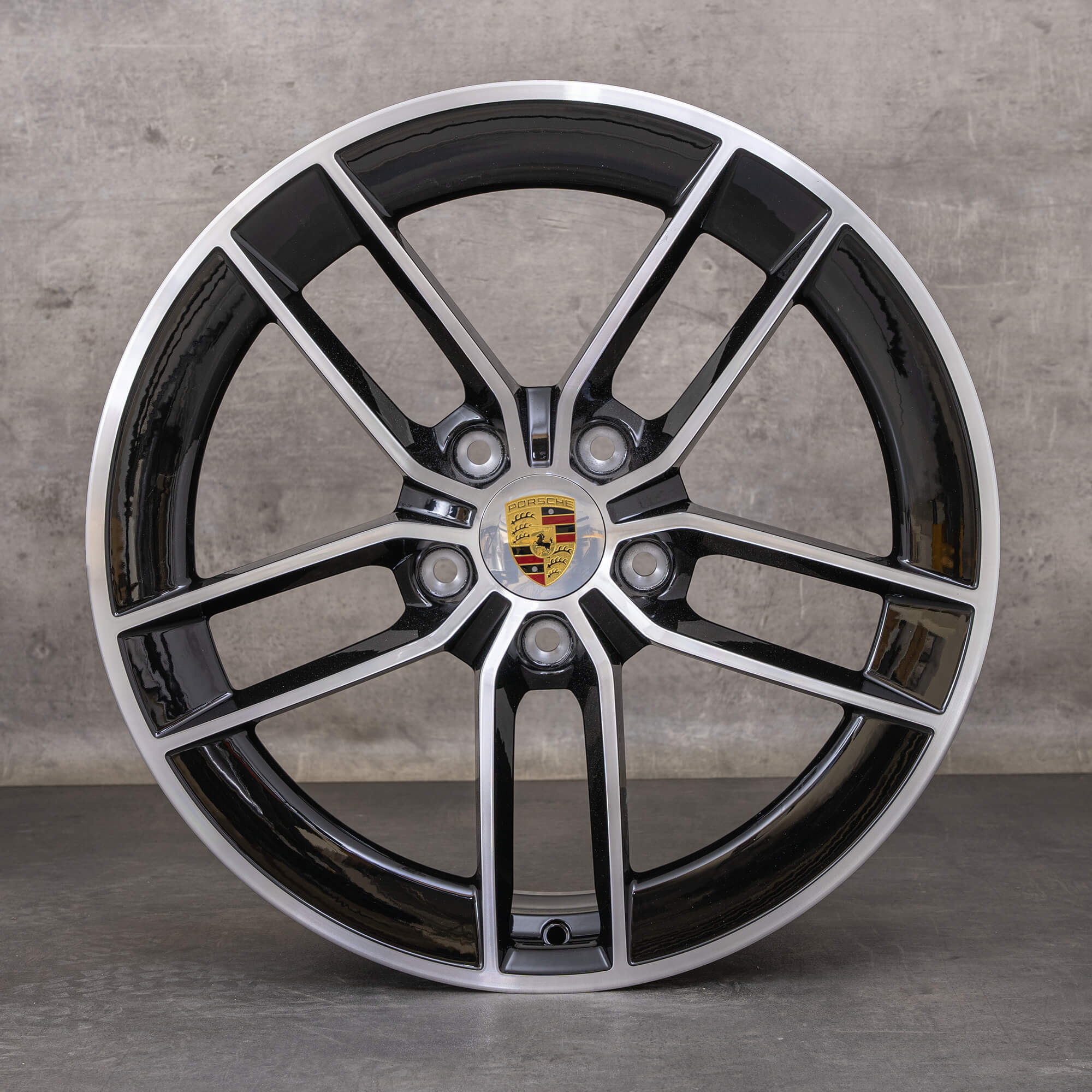 Original Porsche 911 Winterräder 20 21 Zoll 992 II Felgen 992601025ET 992601025GG schwarz glanz NEU