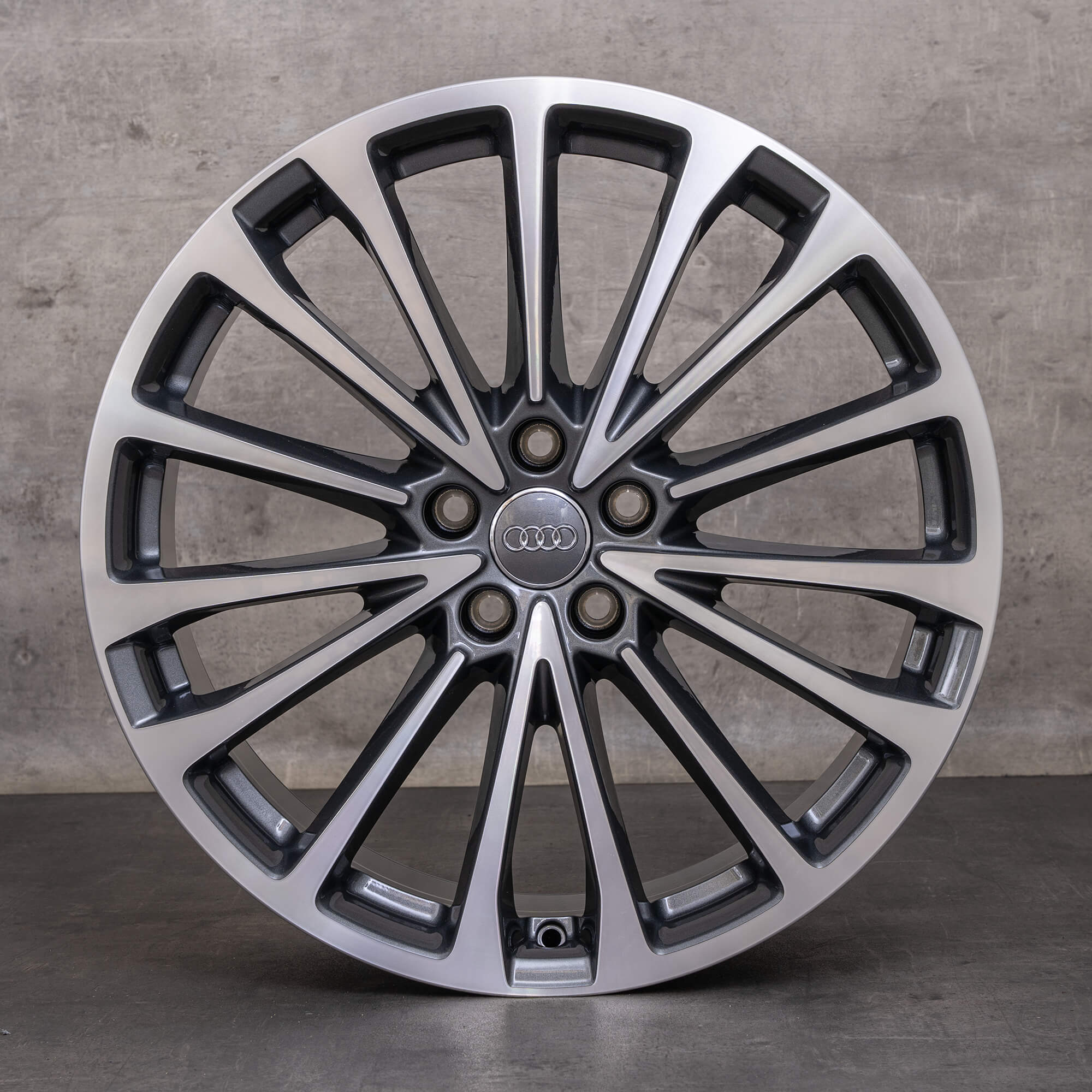 OEM Audi A6 S6 Rims 20 inch 4P C8 C9 4P0601025J graphite gray