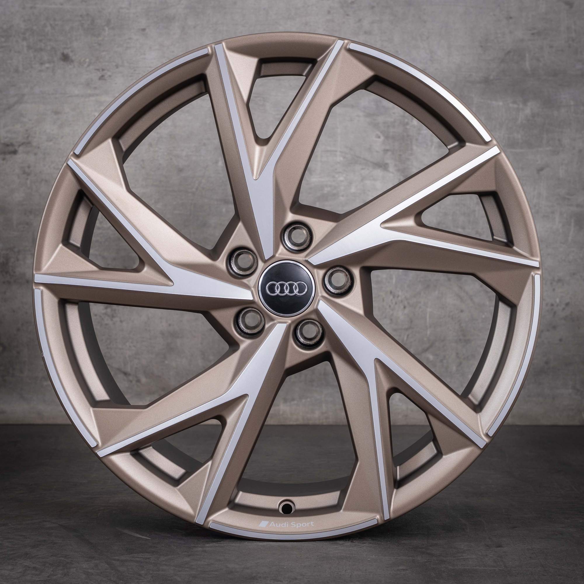 OEM Audi R8 20inch 4S summer wheels 4S0601025BS 4S0601025BR matte diamond cut NEW