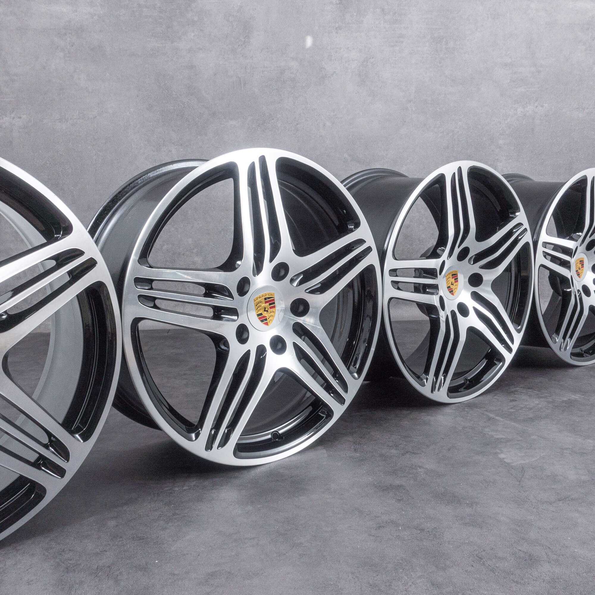 Original Porsche 19 pulgadas Turbo I llantas Carrera Cabrio C2 S 997 99736216209 Nuevo