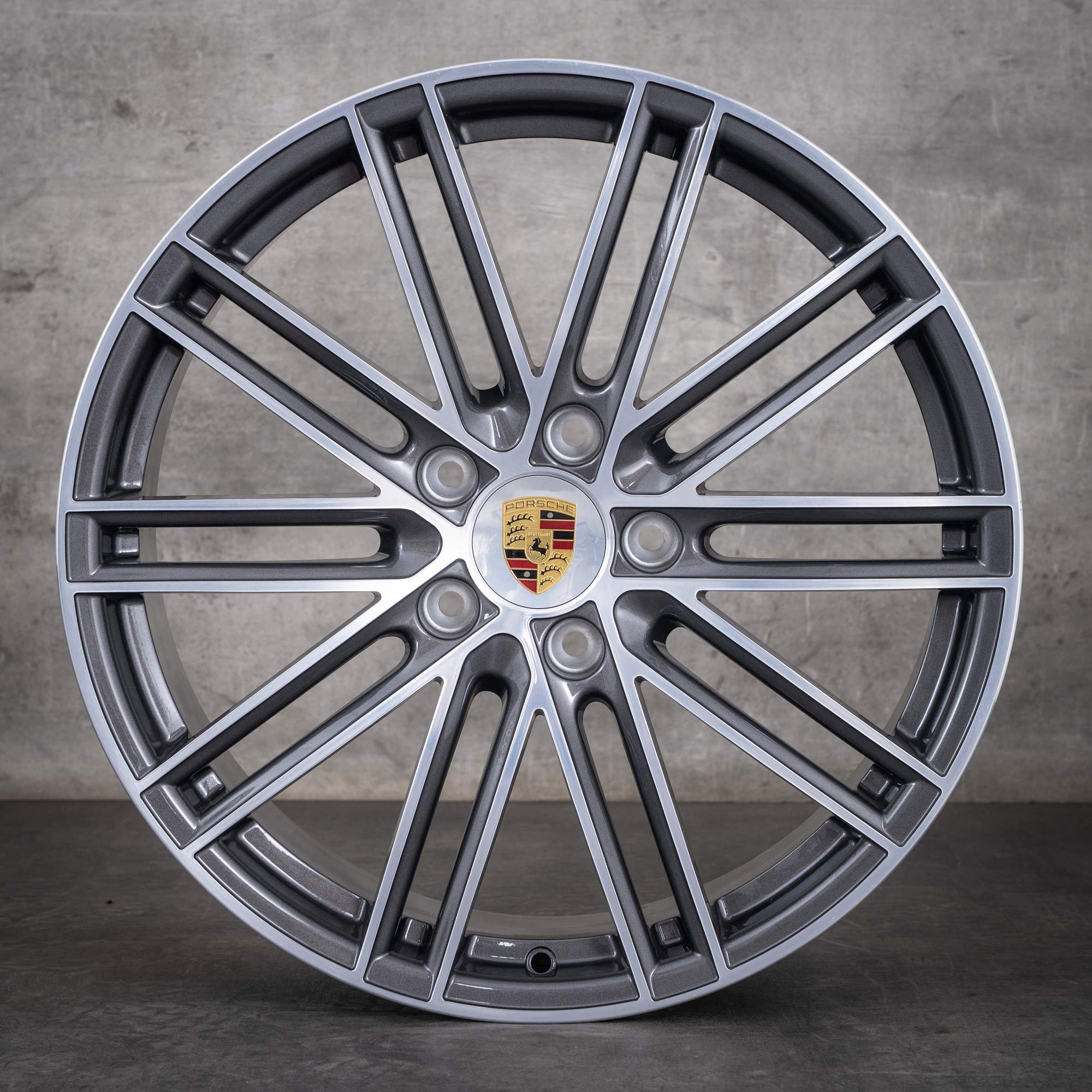 Jante oem Porsche 991 II 20 pouces 99136271100 titane poli NEUVE