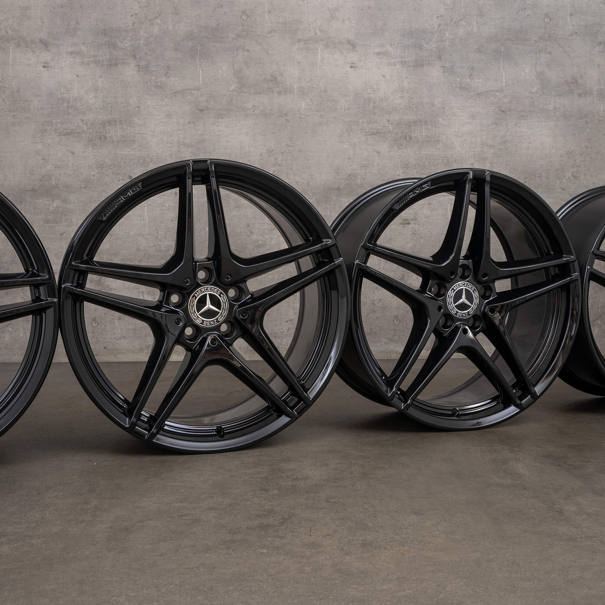 AMG Mercedes C63 C63S W205 S205 19 inch rims A2054011900 A2054012000 NEW