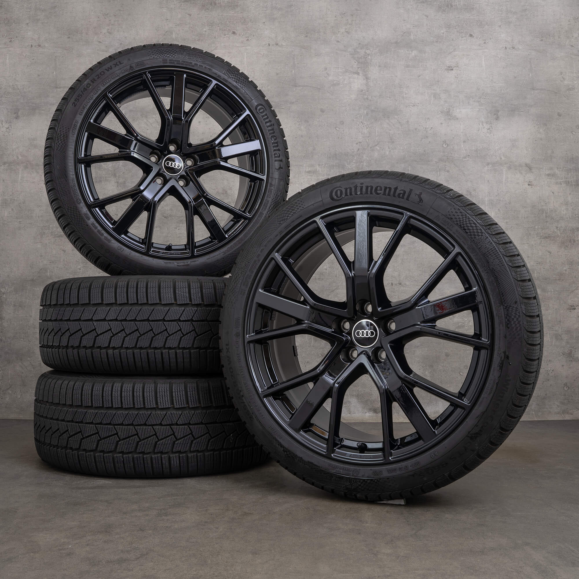 OEM Audi Q3 RSQ3 winter tires 20 inch F3 rims wheels 83A601025T black