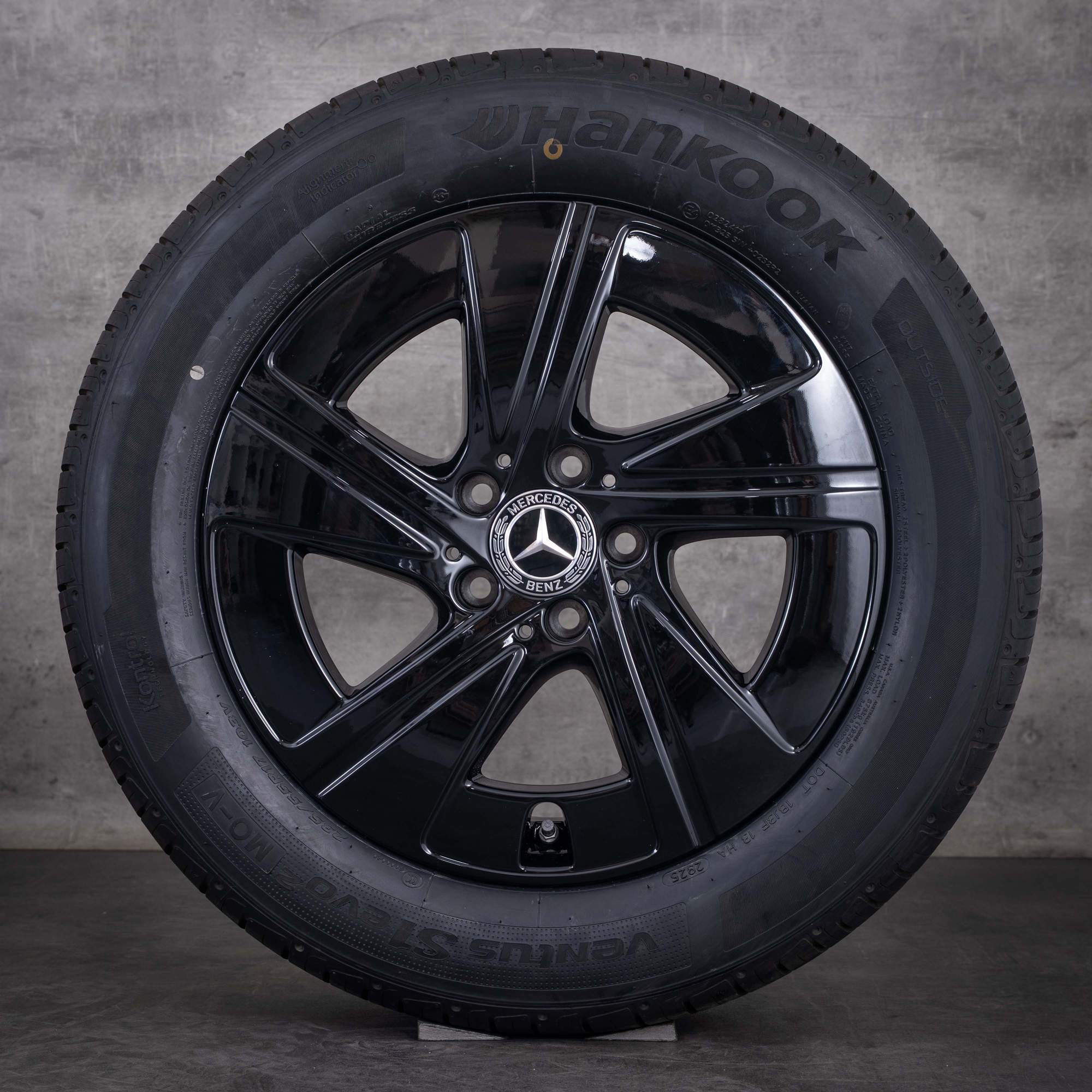 Jante originale Mercedes-Benz Clasa V Vito de 17 inci W447 pentru anvelope de vară A4484011400 negru lucios