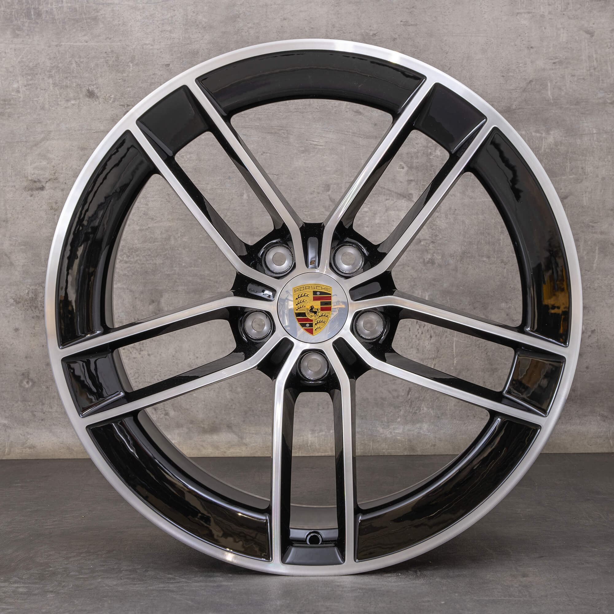 Original Porsche 911 Winterräder 20 21 Zoll 992 II Felgen 992601025ET 992601025GG schwarz glanz NEU