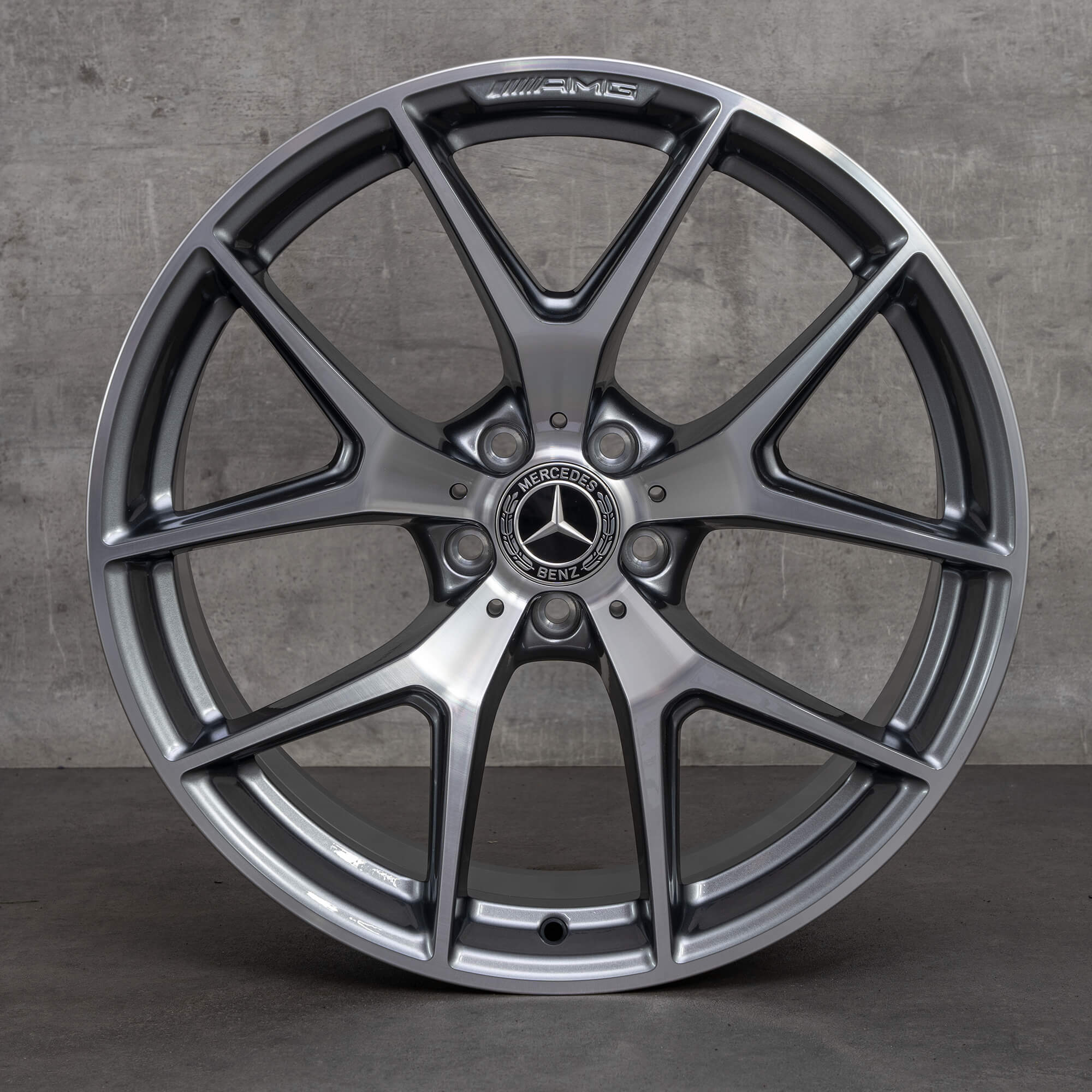 Originální alu kola Mercedes Benz GLC & 43 AMG 20" X253 C253 A2534015500 A2534015600 titanově šedá vysoce lesklá NOVÁ