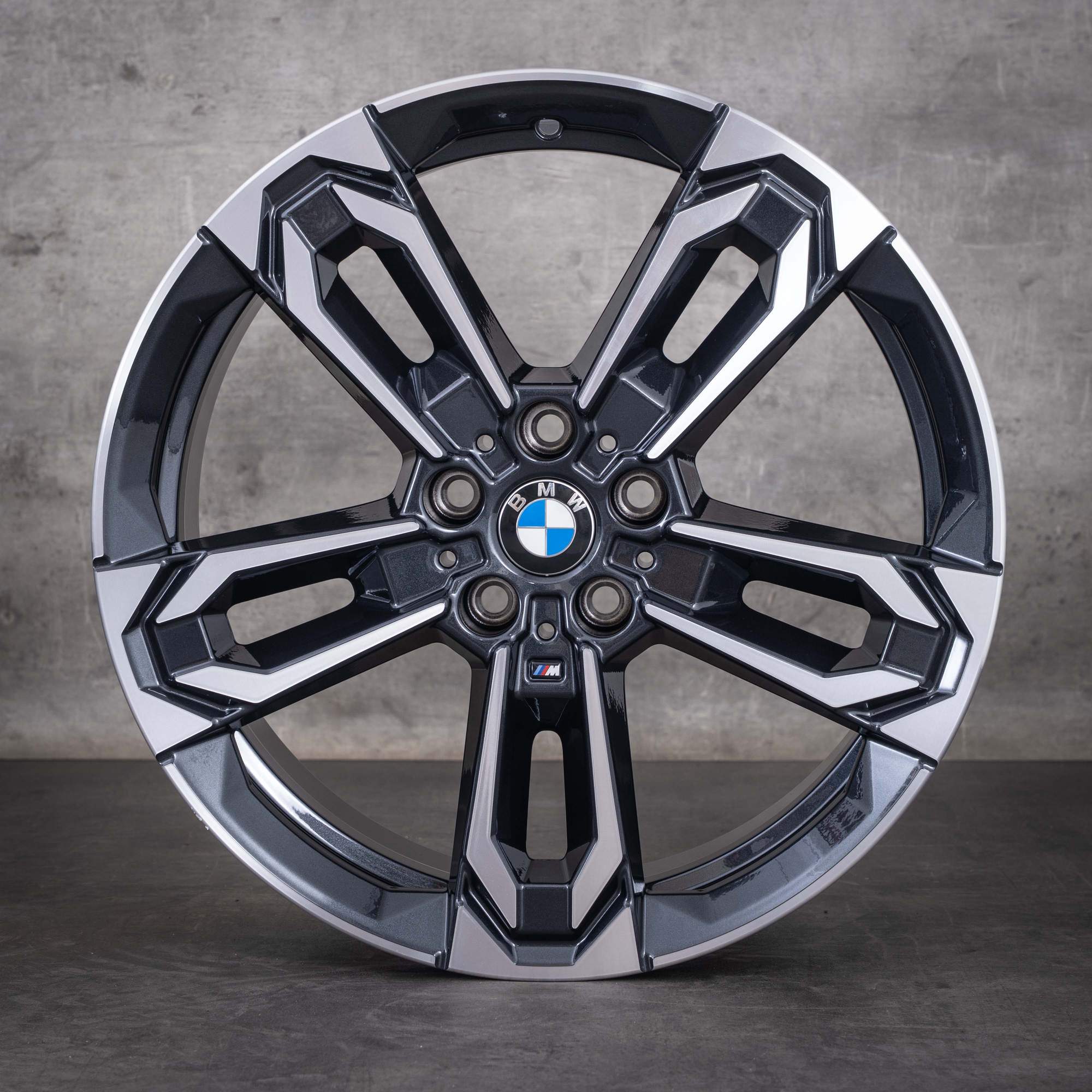 Original BMW X1 iX1 iX2 X2 Winterräder 19 Zoll U10 U11 Felgen Styling 871 M 6898051 midnight grey glanzgedreht NEU