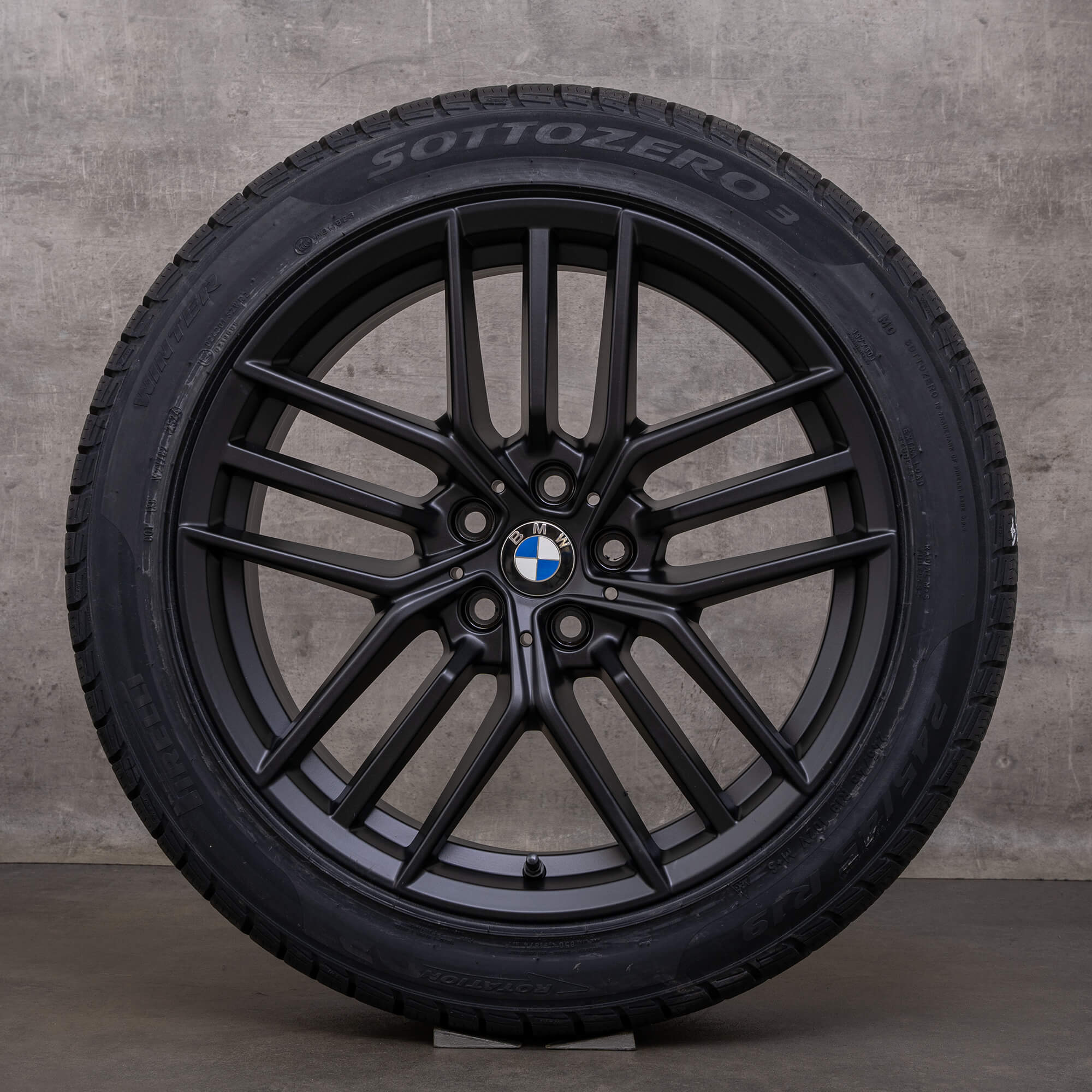 Oryginalał BMW serii 5 i5 felgi 19 cali G60 G61 koła letnie stylizacja 933 5A324D6 czarny mat NOWOŚĆ