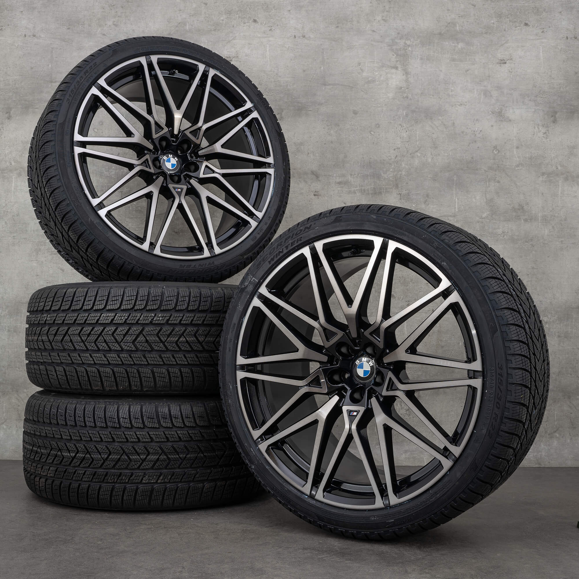 BMW 21 Zoll Felgen X5M F95 X6M F96 Winterreifen Winterräder