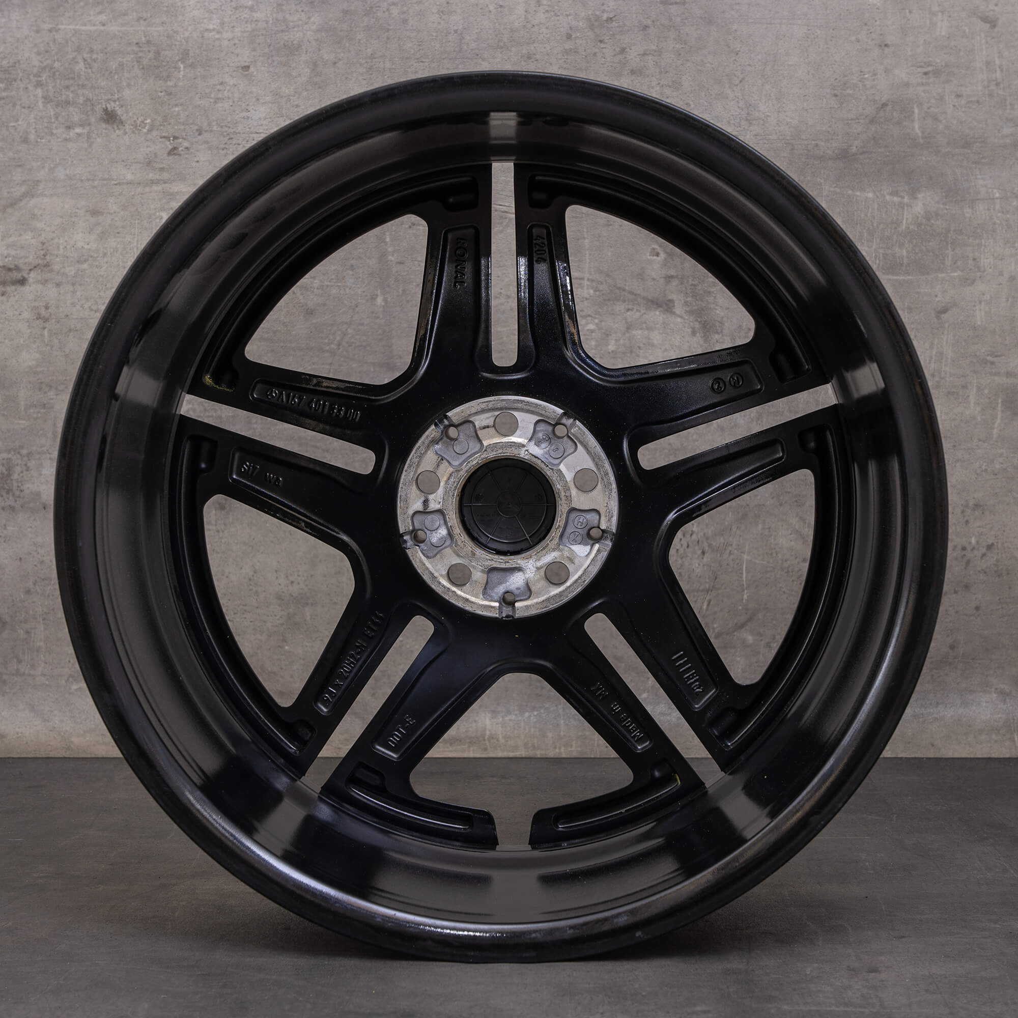 1x Jante d'origine Mercedes Benz GLE & 53 AMG 20 pouces X167 C167 A1674013300 noir brillant