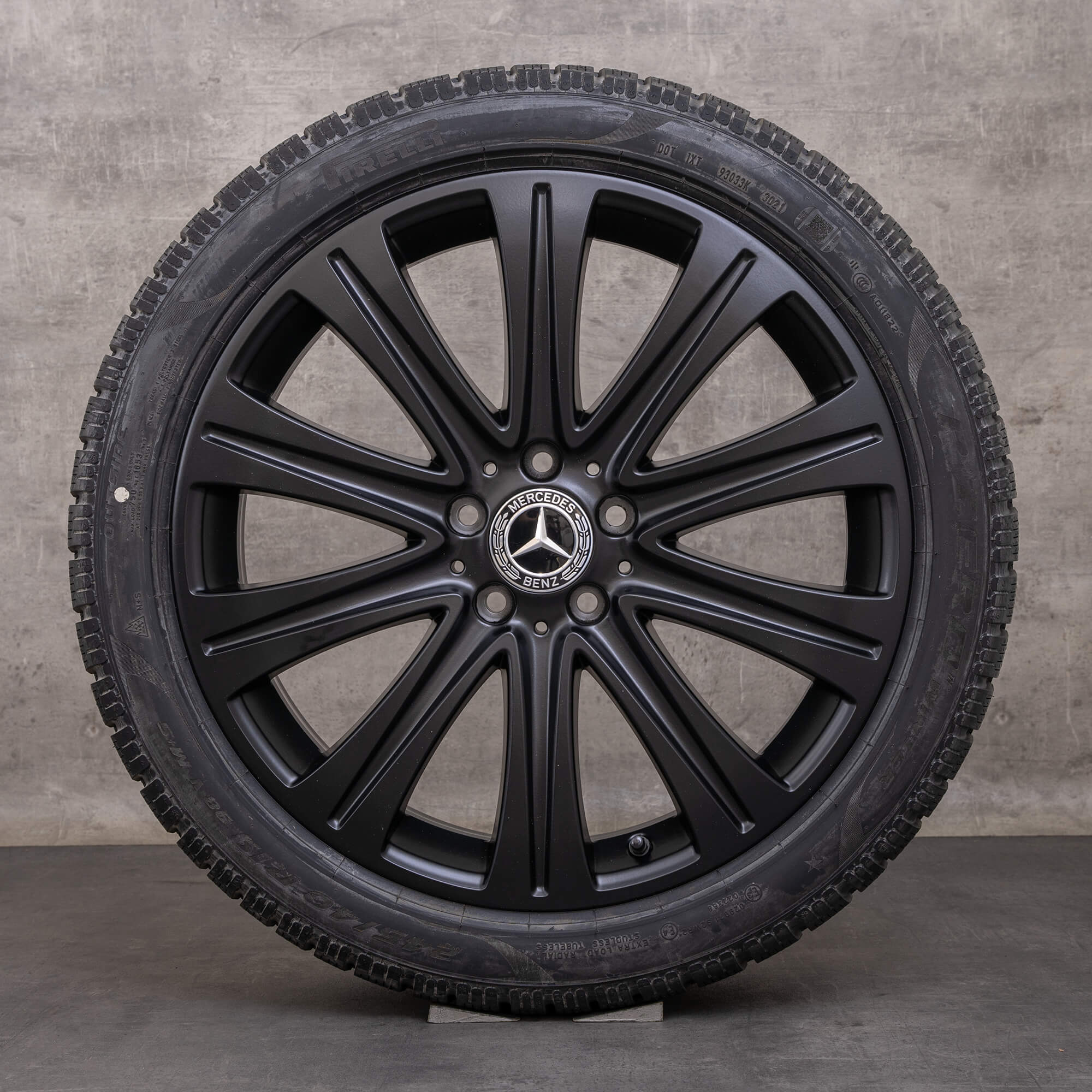 Orijinal Mercedes Benz E-Serisi kış jantları 19 inç W213 S213 C238 A238 jantlar A2134010500 siyah mat