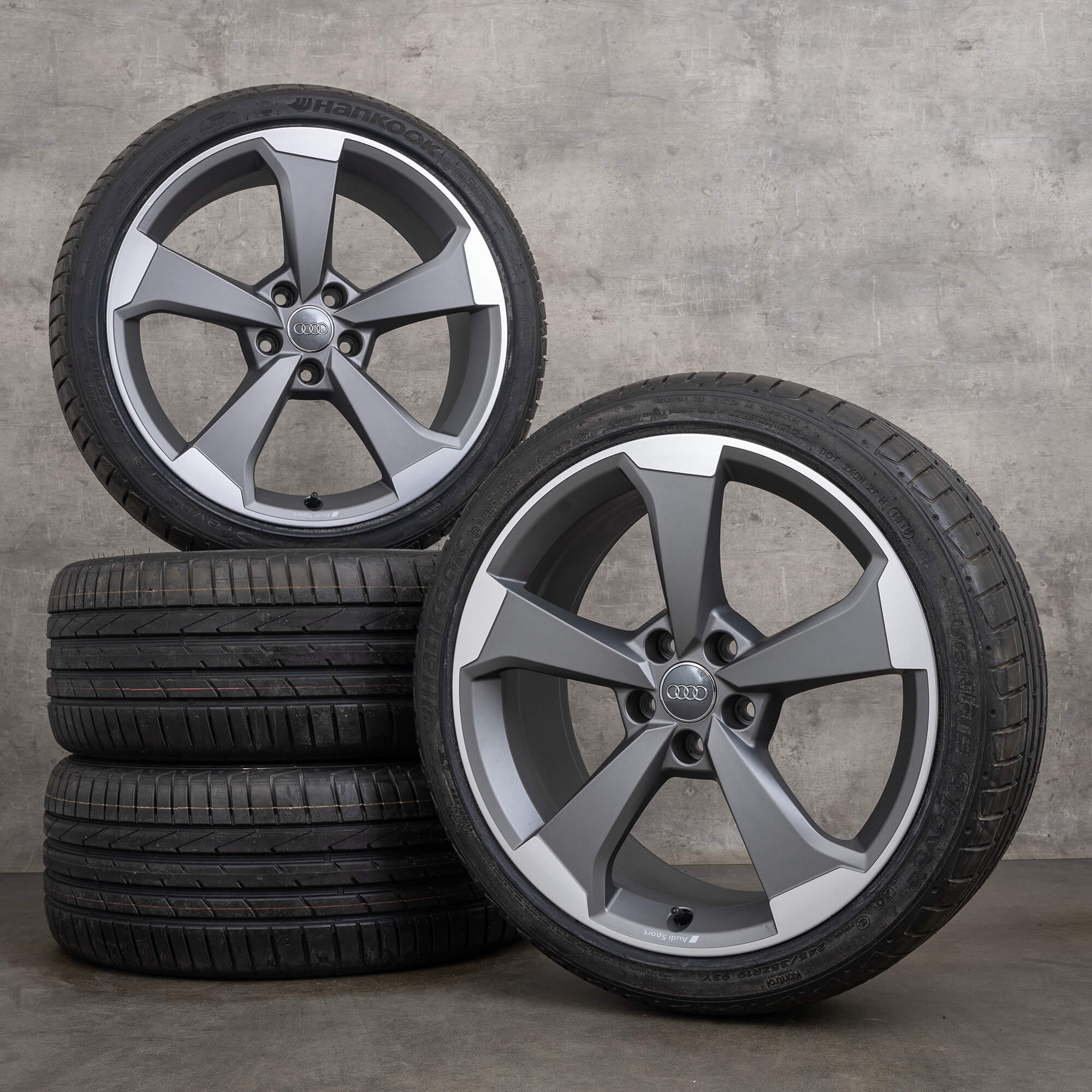 Audi A4 S4 B9 8W summer wheels Somer tires 19 inch rotor rims 8W0601025CG
