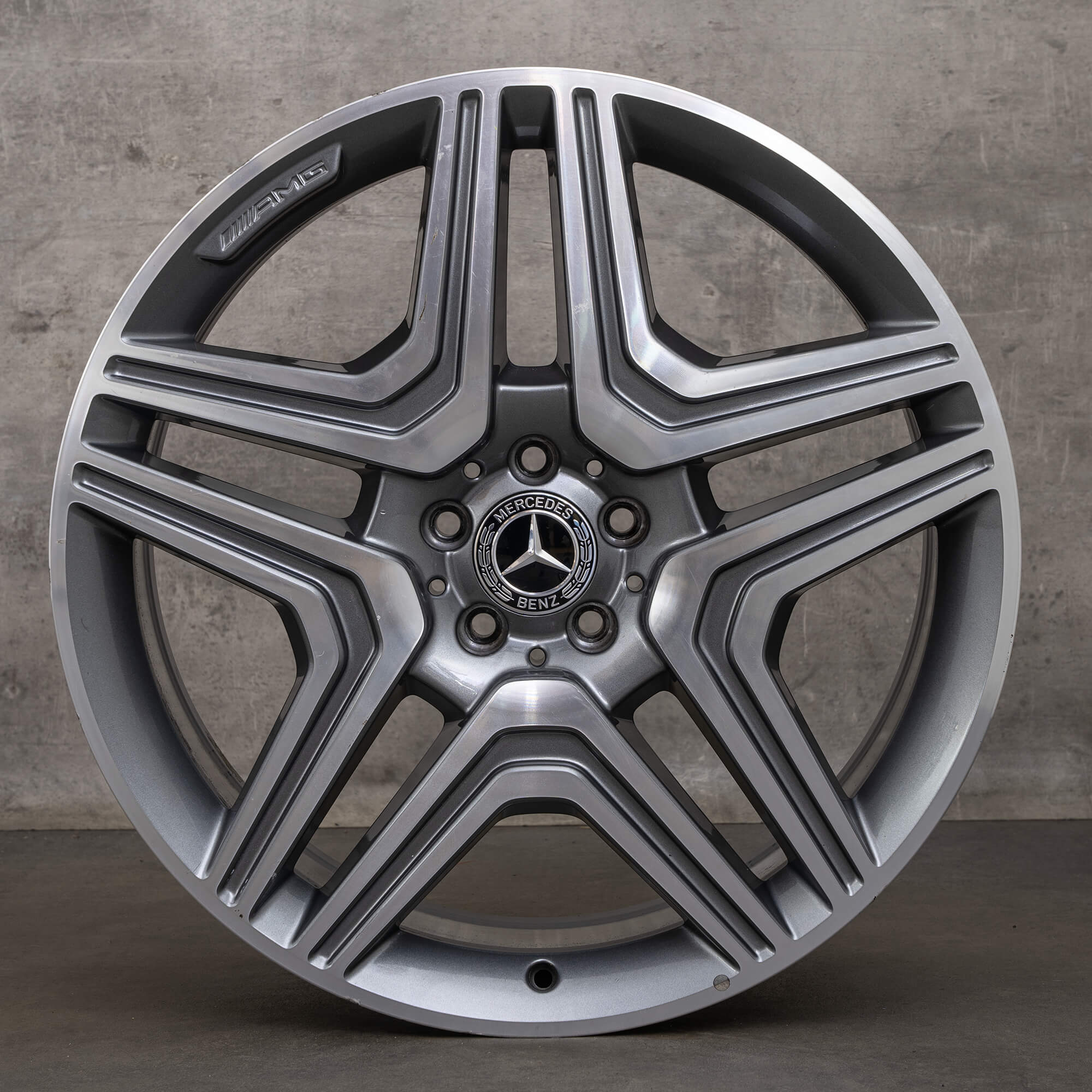 OEM Mercedes Benz ML M-Class 63 AMG rims 21 inch W166 A1664012302