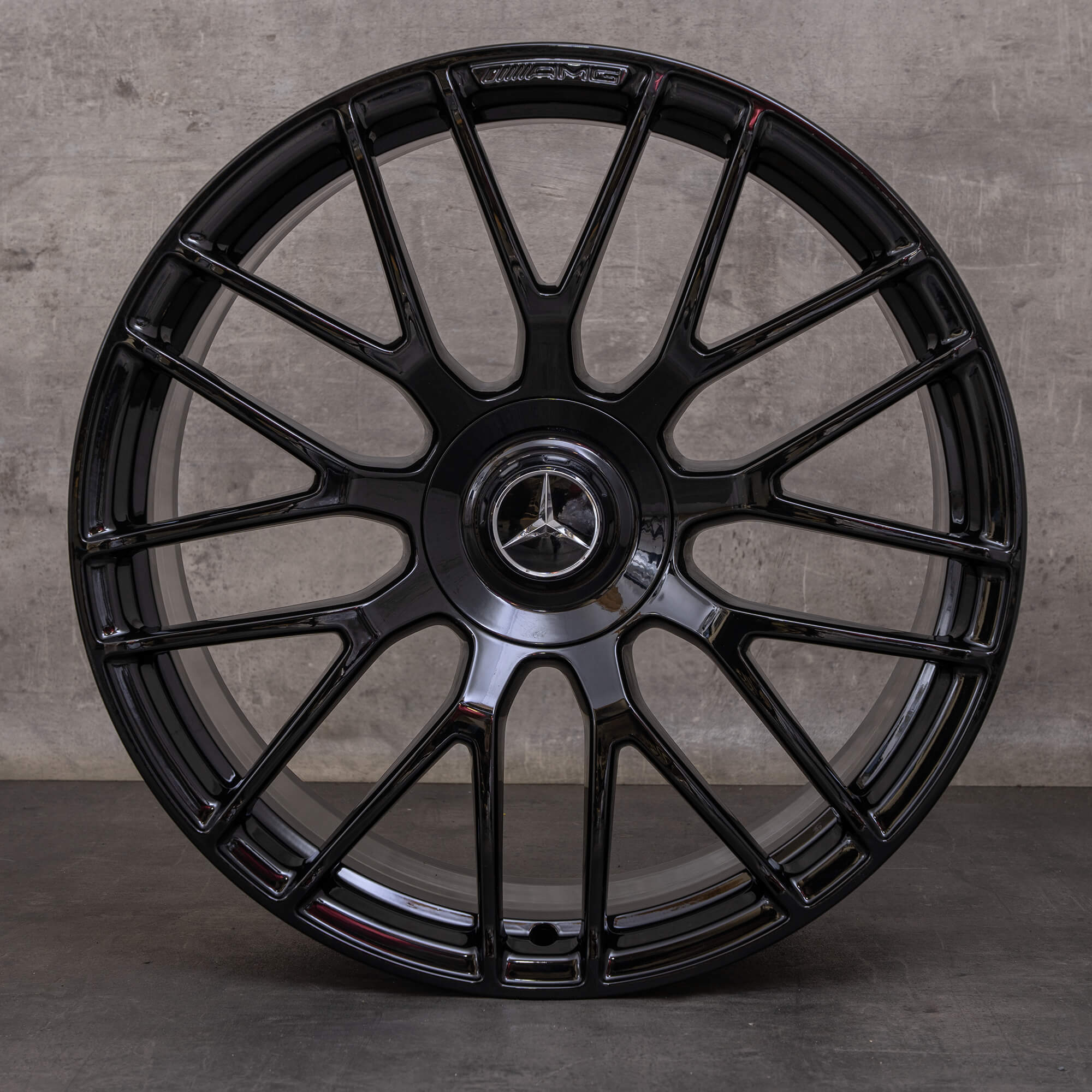 OEM Mercedes Benz C-Class C63 & S AMG Rims 19 20 inch C205 A205 A2054015900 A2054016100 black high gloss