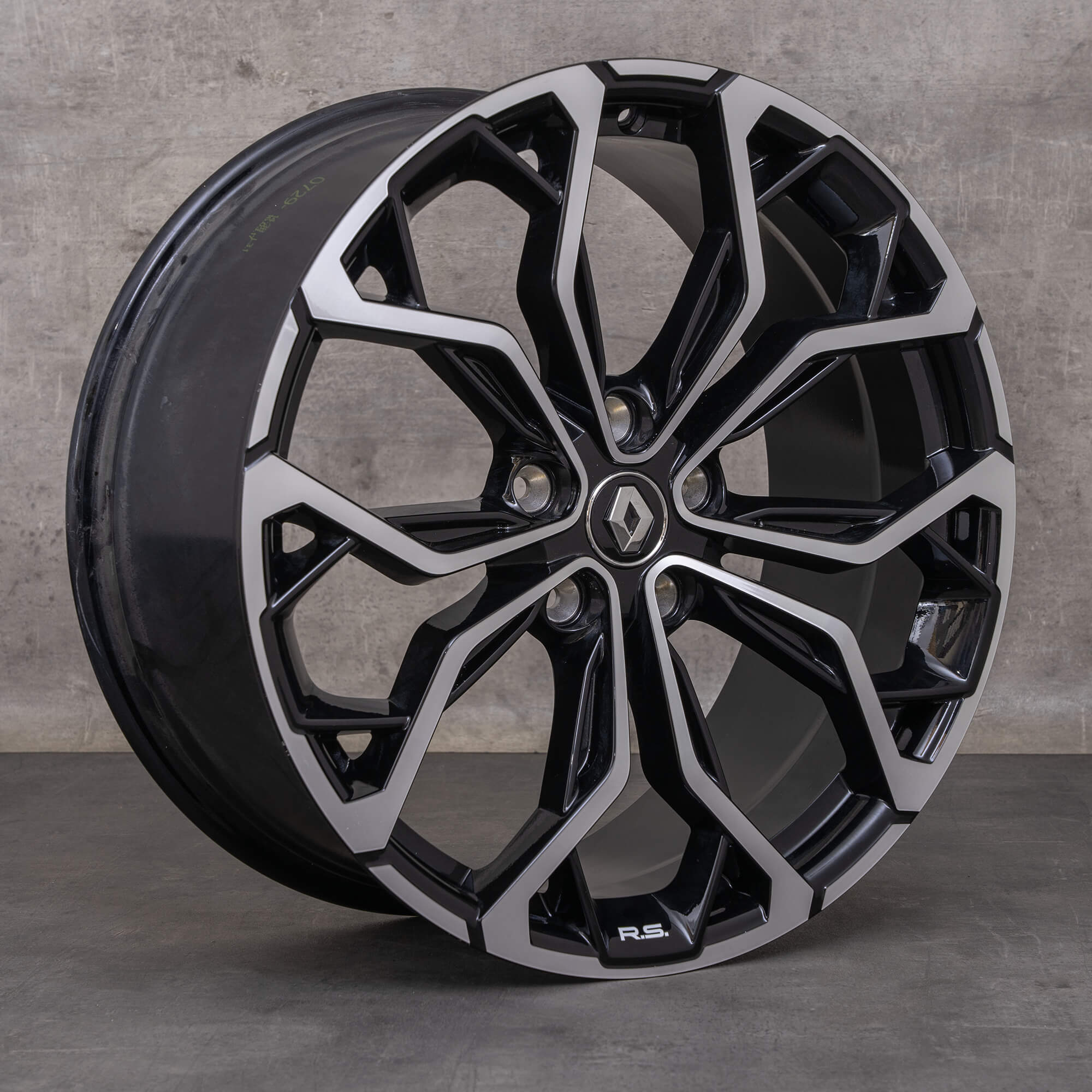 Llanta de aleación para Renault Megane IV 19 pulgadas 8,5 ET 54 403006958R negro pulido
