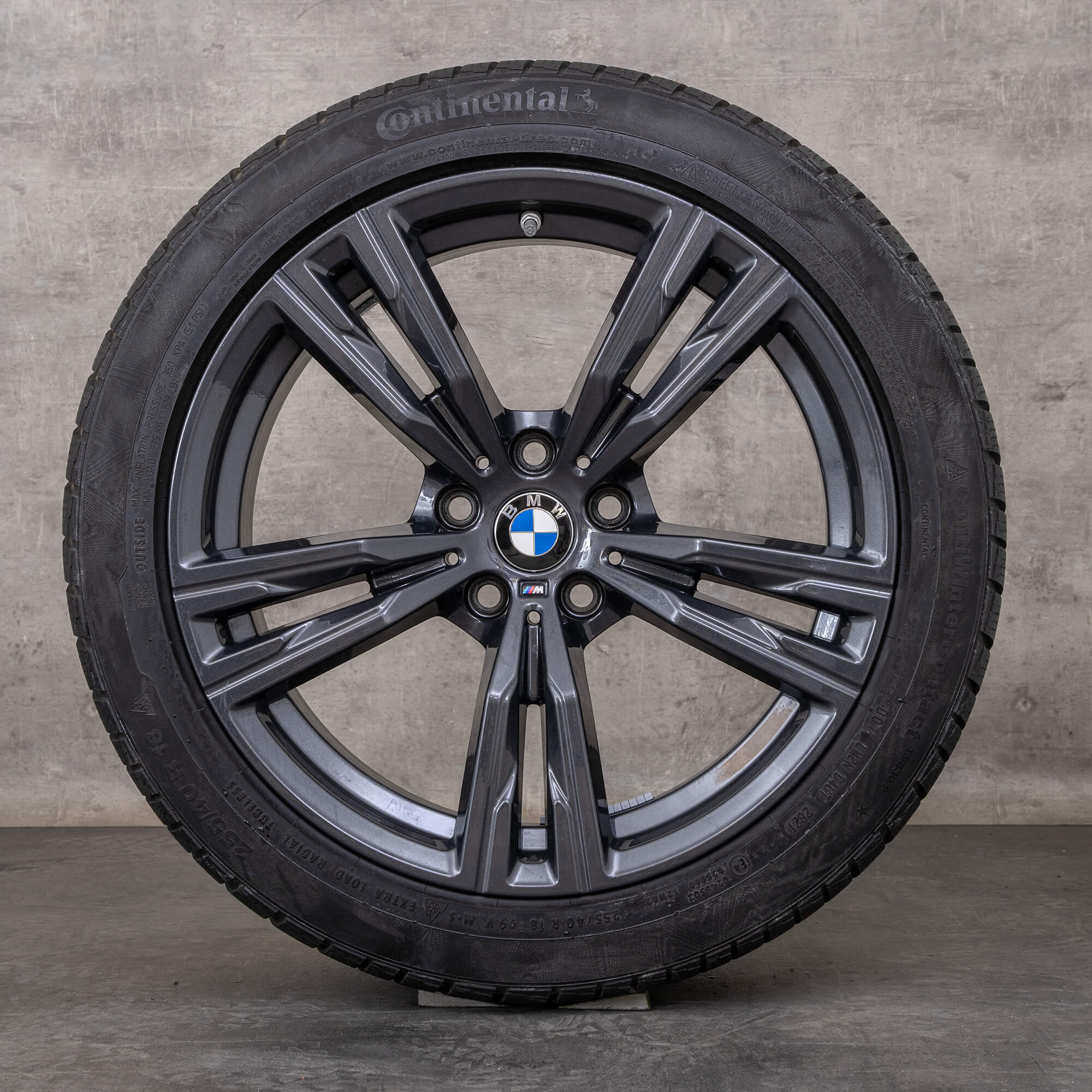 Originais BMW Z4 jantes e pneus inverno 18 polegadas G29 estilo 798 M 8091466 8091467 orbit grey gloss