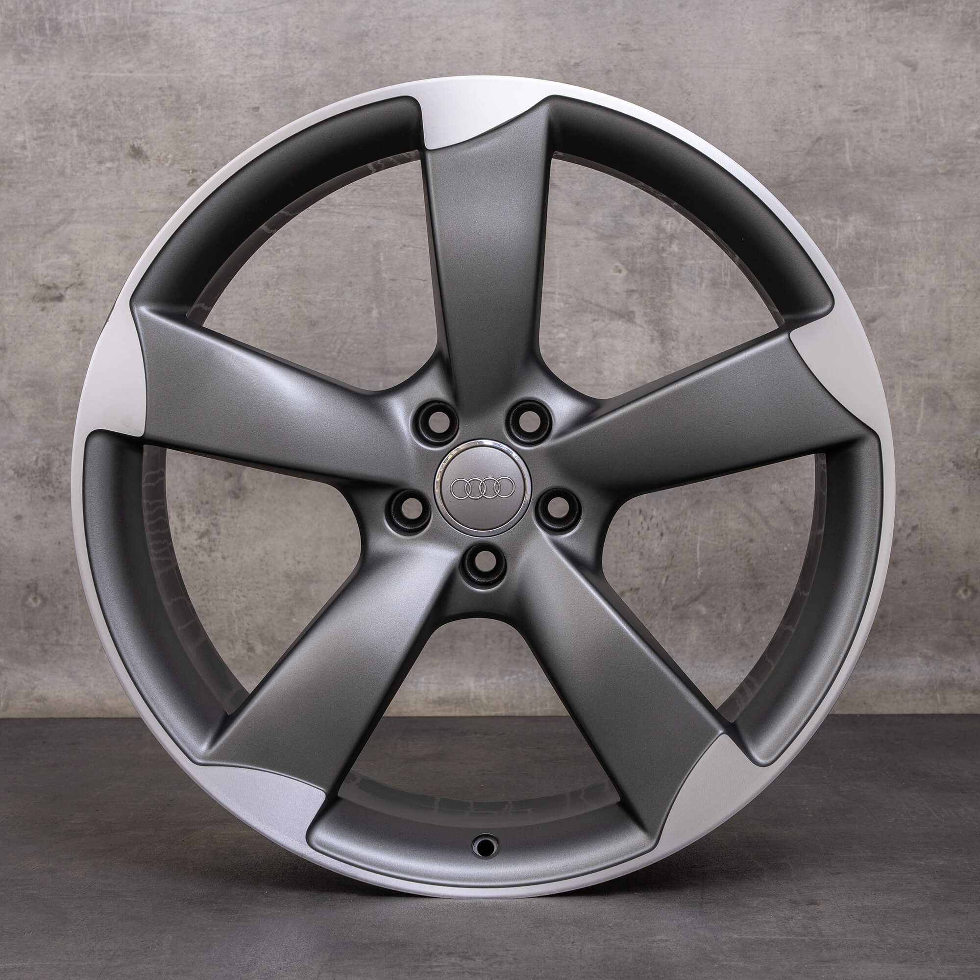 OEM Audi A8 S8 4H 21 inch rims 4H0601025BA Rotor titanium matt