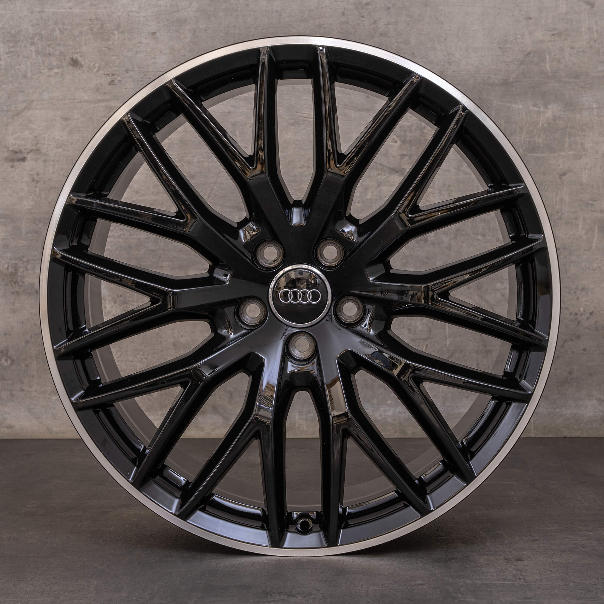 Originele Audi A7 S7 A8 S8 velgen 20 inch 4G C7 D4 4H0601025DC zwart gepolijst NIEUW