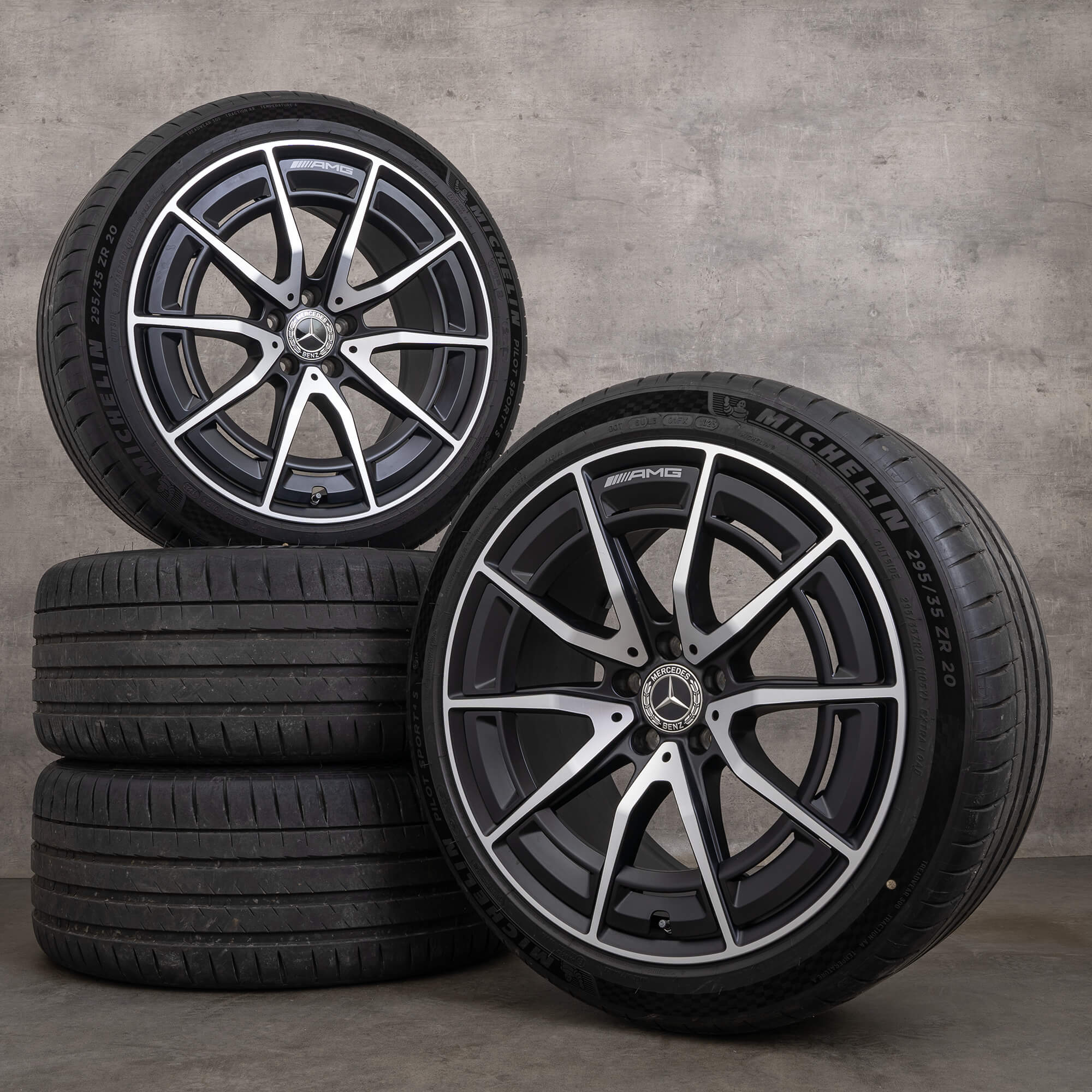 Originale AMG Mercedes Benz SL43 SL55 SL63 R232 20 Zoll Sommerräder Felgen