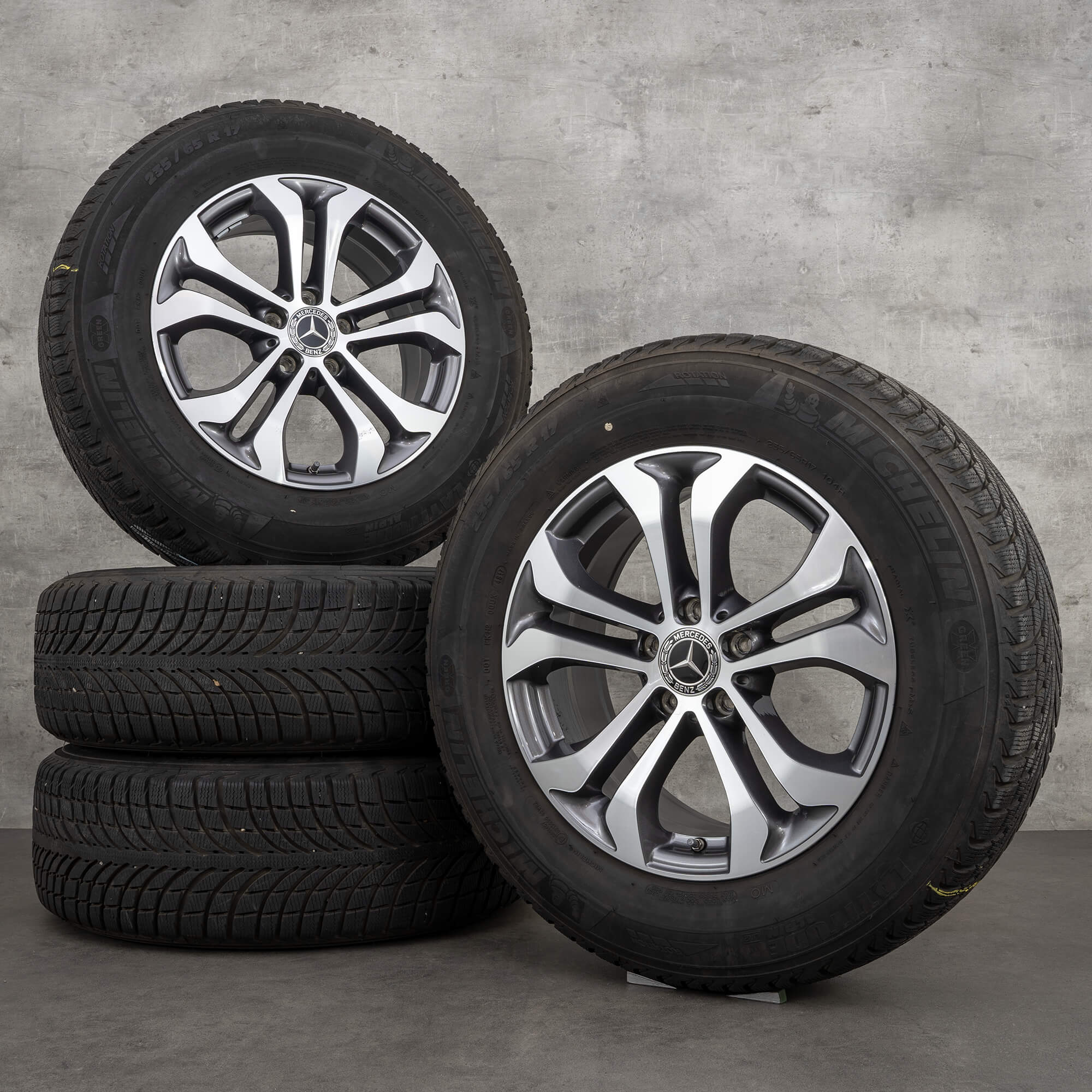 17 tommer Mercedes Benz fælge GLC X253 vinterdæk vinterhjul A2534010600