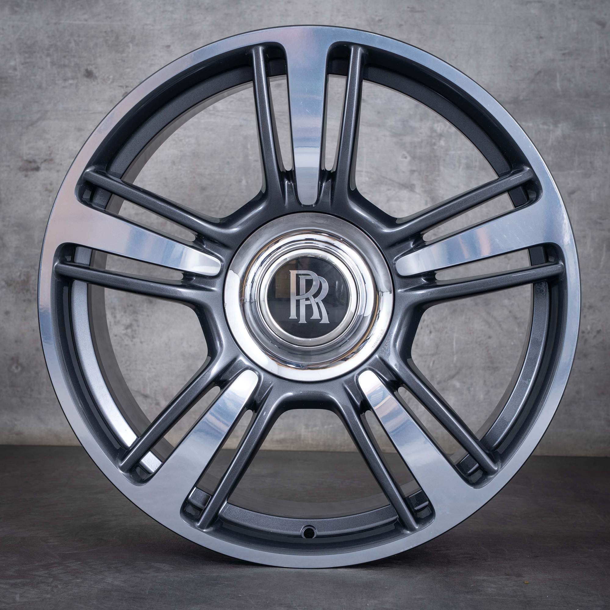 Oryginalne felgi Rolls Royce Wraith Dawn 21 cali RR5 RR6 Styling 602 6859172 6859173 tytanowe polerowane
