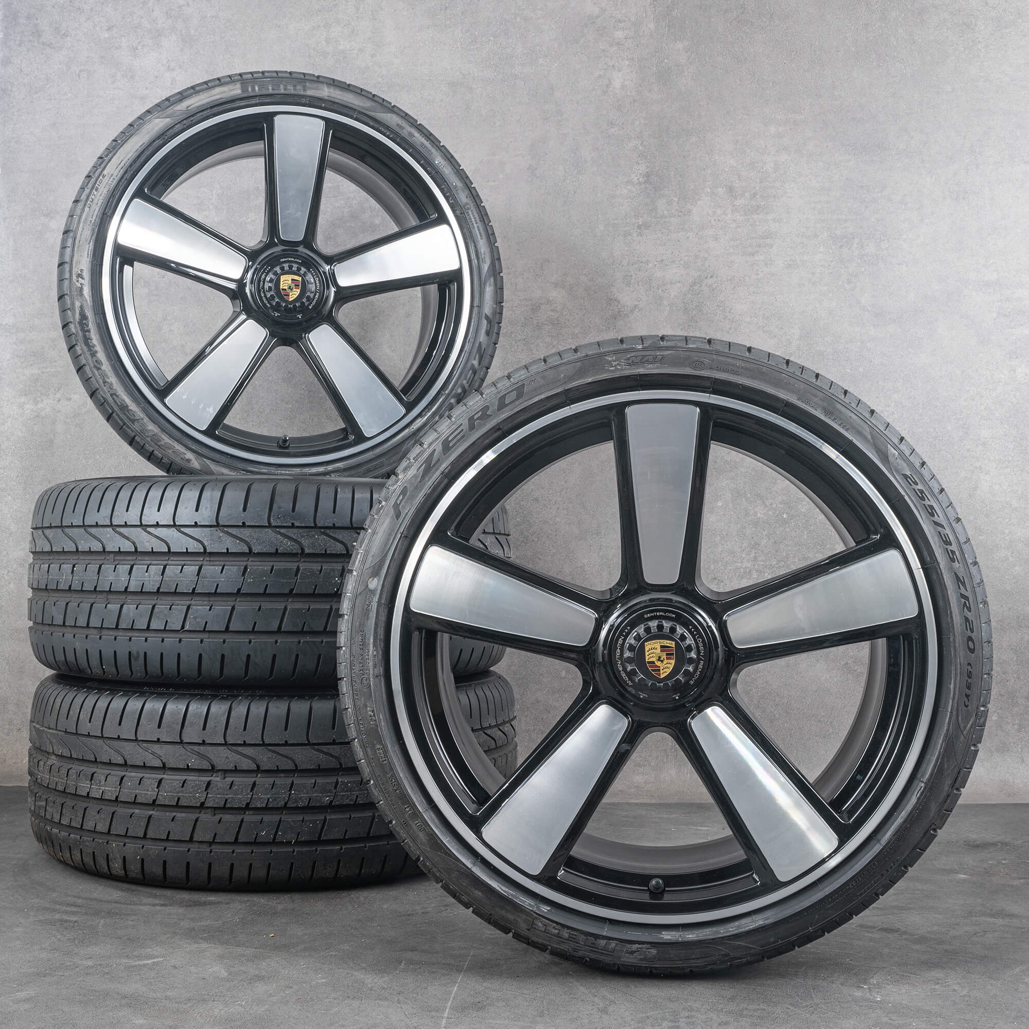 Originales Porsche 992 Turbo S 20/21 pulgadas Sport Classic 992044660AK Ruedas de verano nuevo