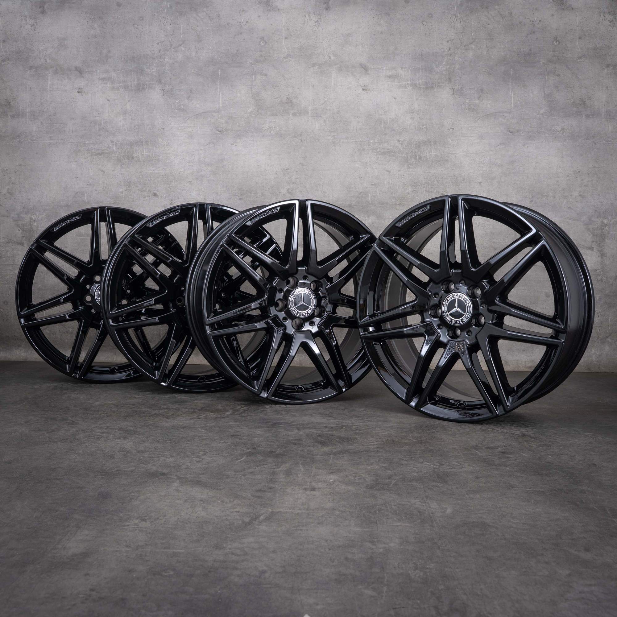 OEM Mercedes Benz V-Class AMG Rims 19 inch W447 A4474015100 black glossy