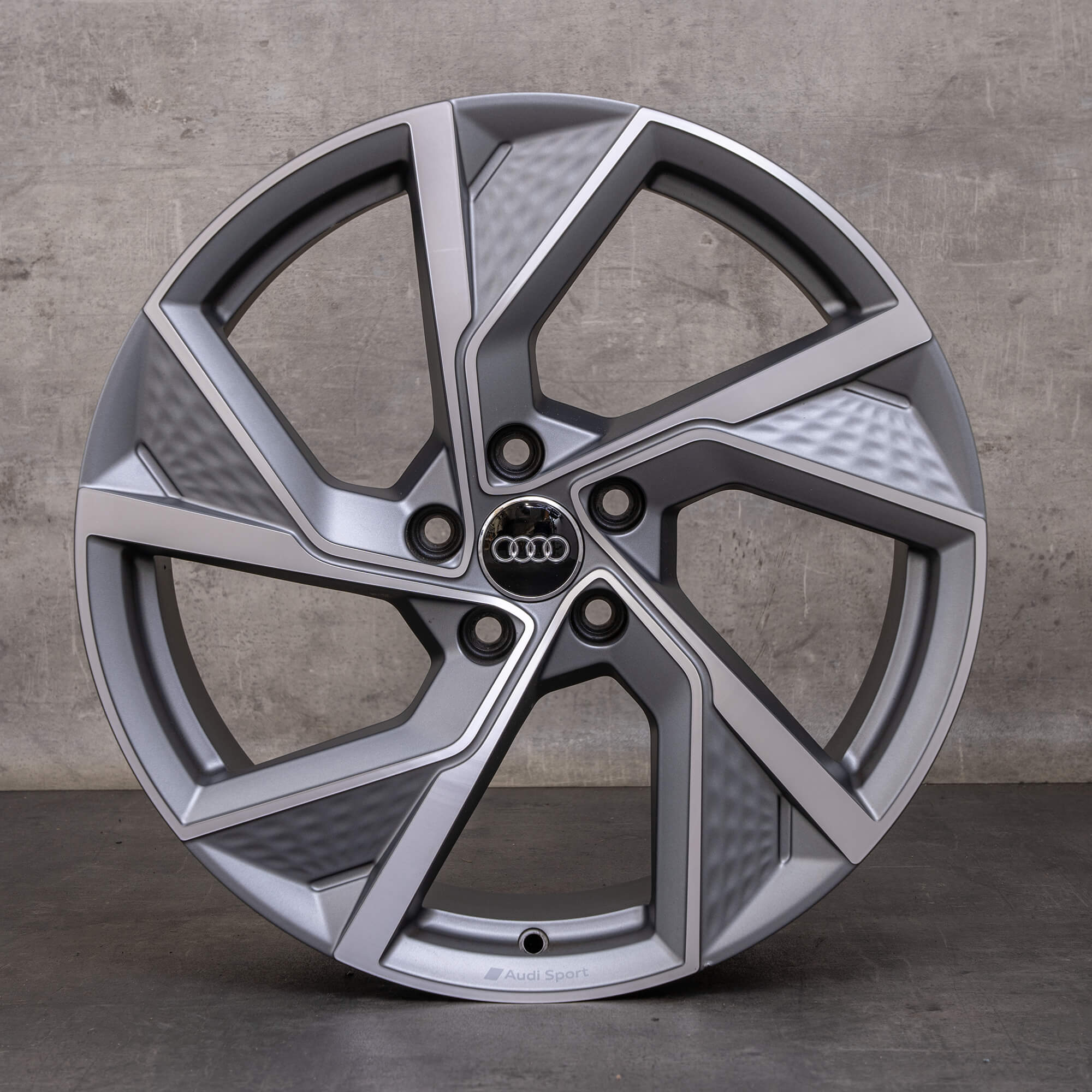 Originale Audi A3 S3 fælge 19 tommer 8Y 8V 8Y0601025Q antracit mat højglans finish