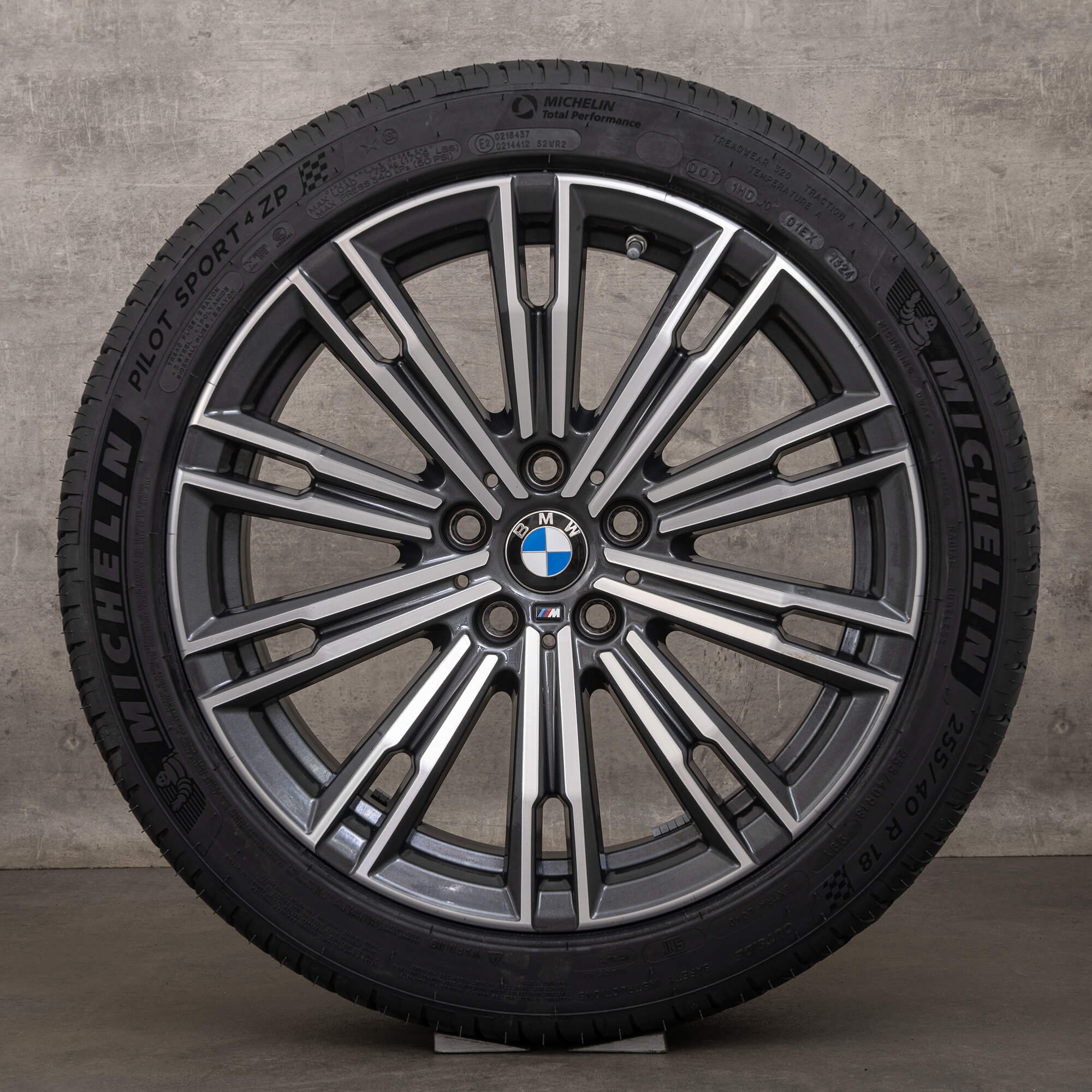BMW Série 2 G42 3 G20 G21 4 G22 originais jantes de 18 polegadas pneus verão