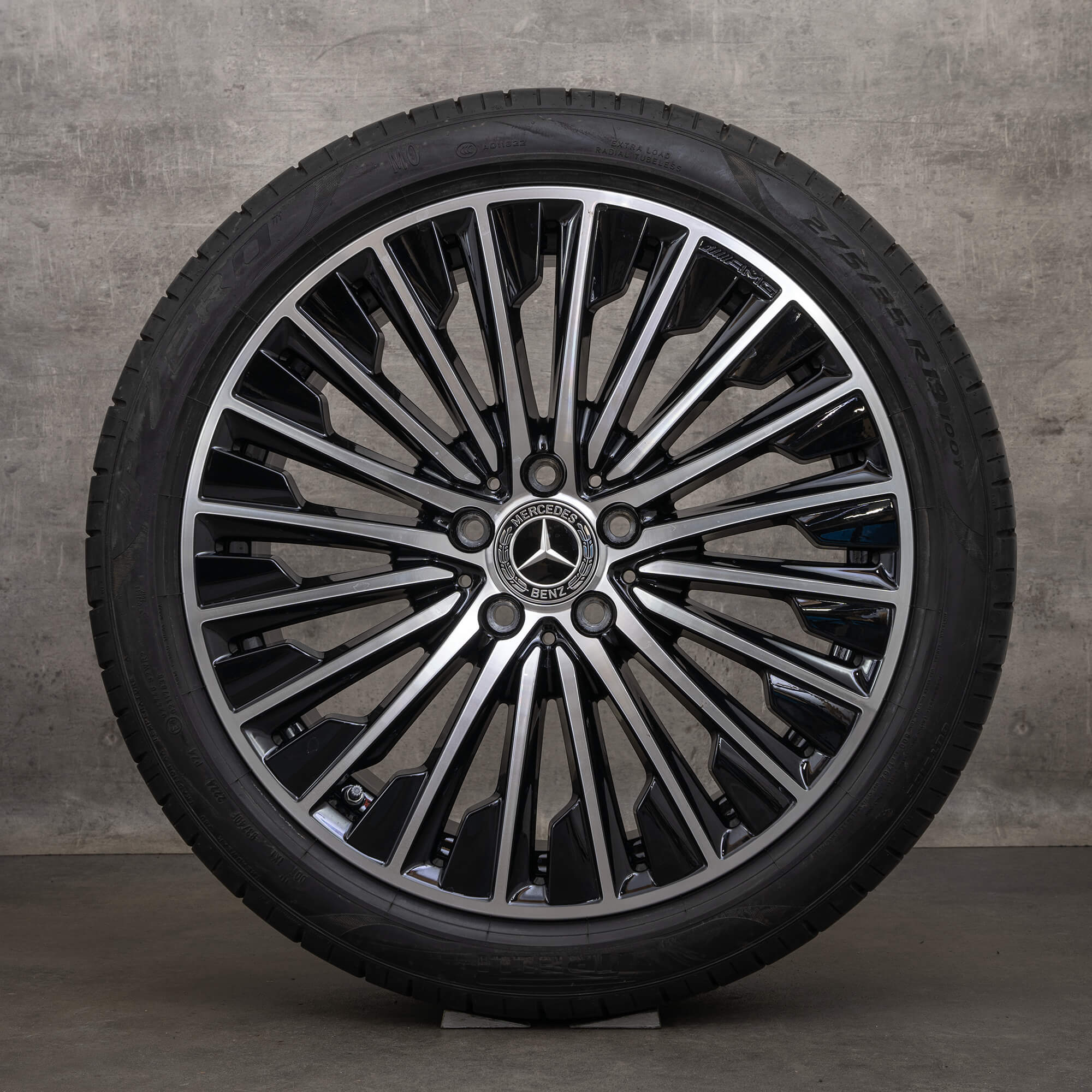 Original Mercedes Benz CLE AMG Felgen 19 Zoll C236 Sommerräder A2364012100 A2364012200 schwarz glanzgedreht