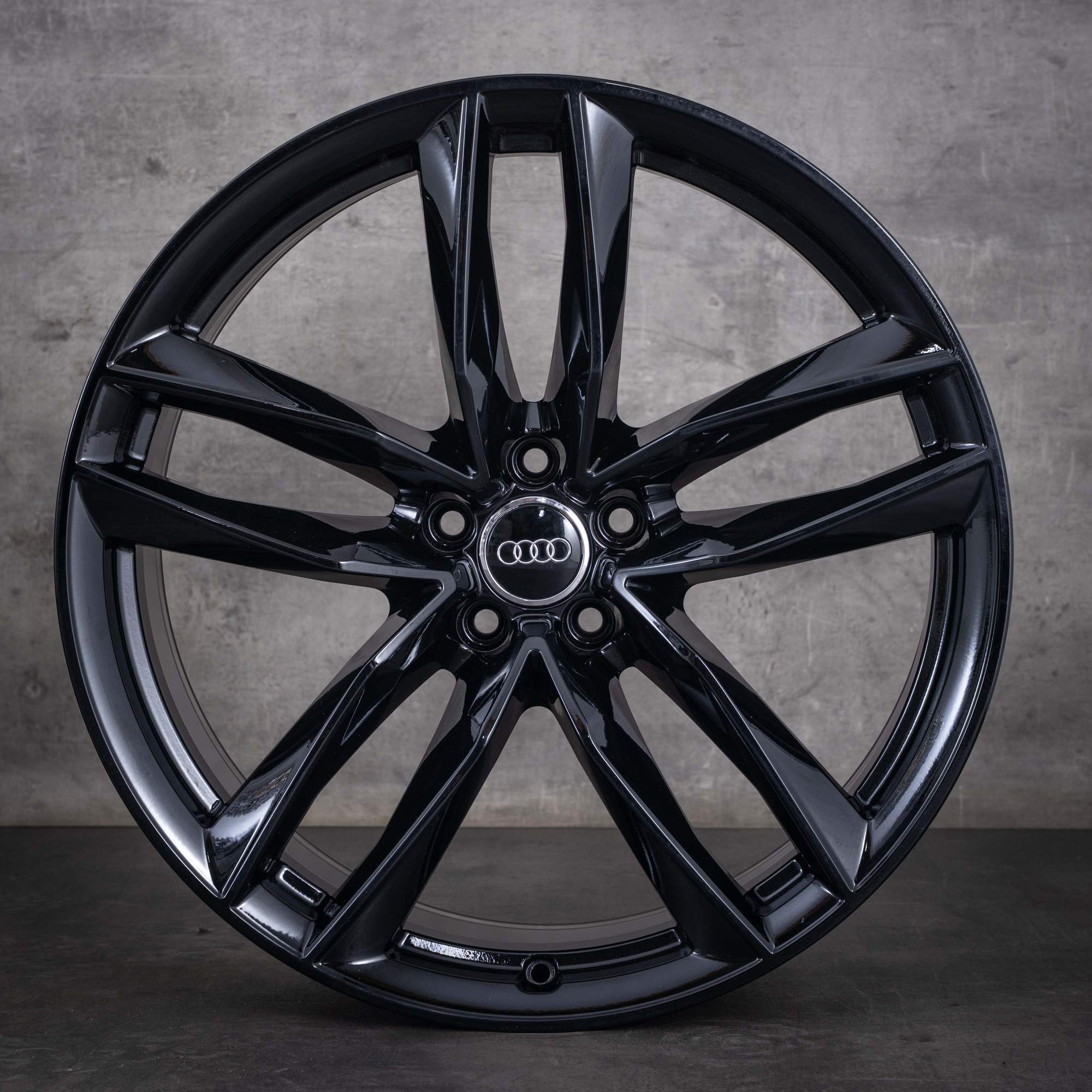 Original Audi RS6 Felgen 21 Zoll 4G C7 RS 4G0601025CE schwarz glanz