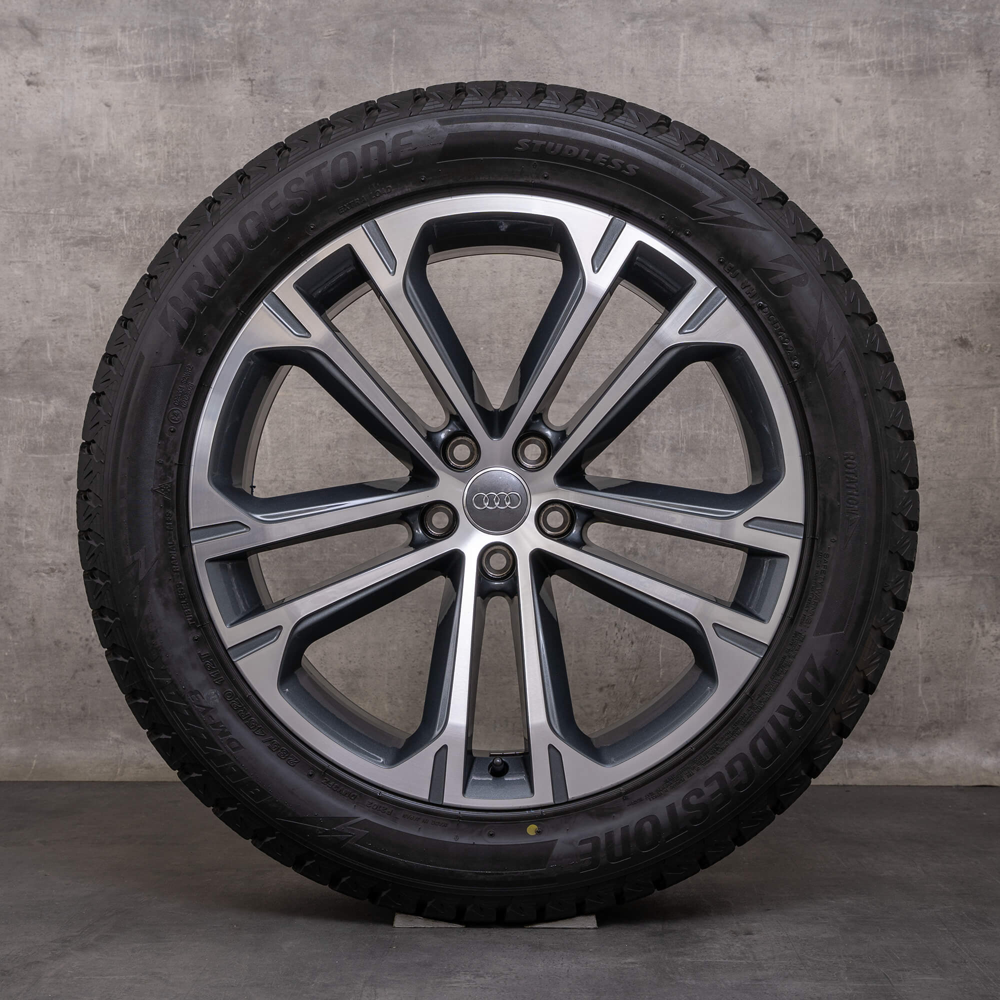 Original Audi Q7 SQ7 Winterräder 20 Zoll 4M Felgen 4M0601025EA graphitgrau glanzgedreht