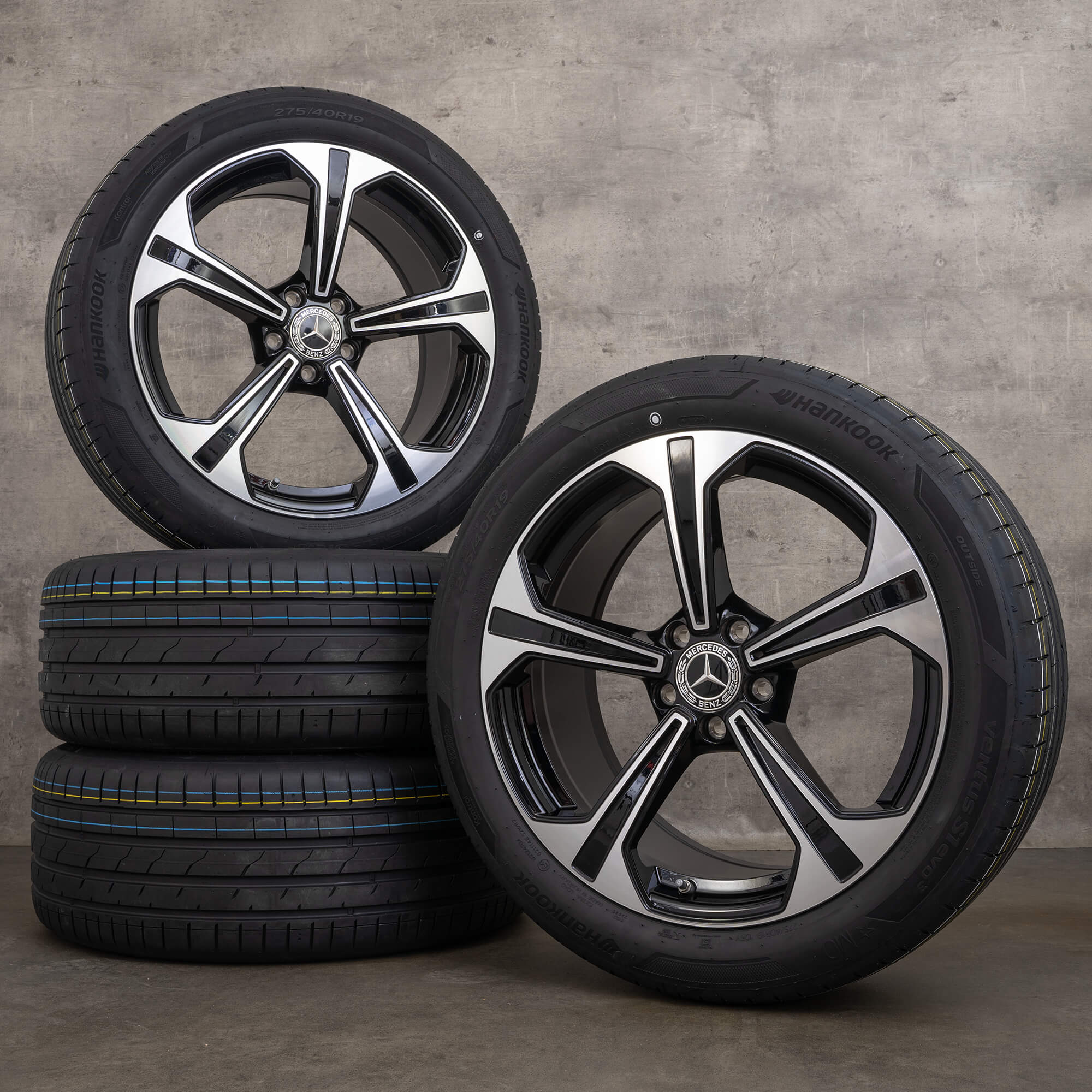 S214 OEM Mercedes W214 S214 19 inch summer tires rims A2144013600 NEW