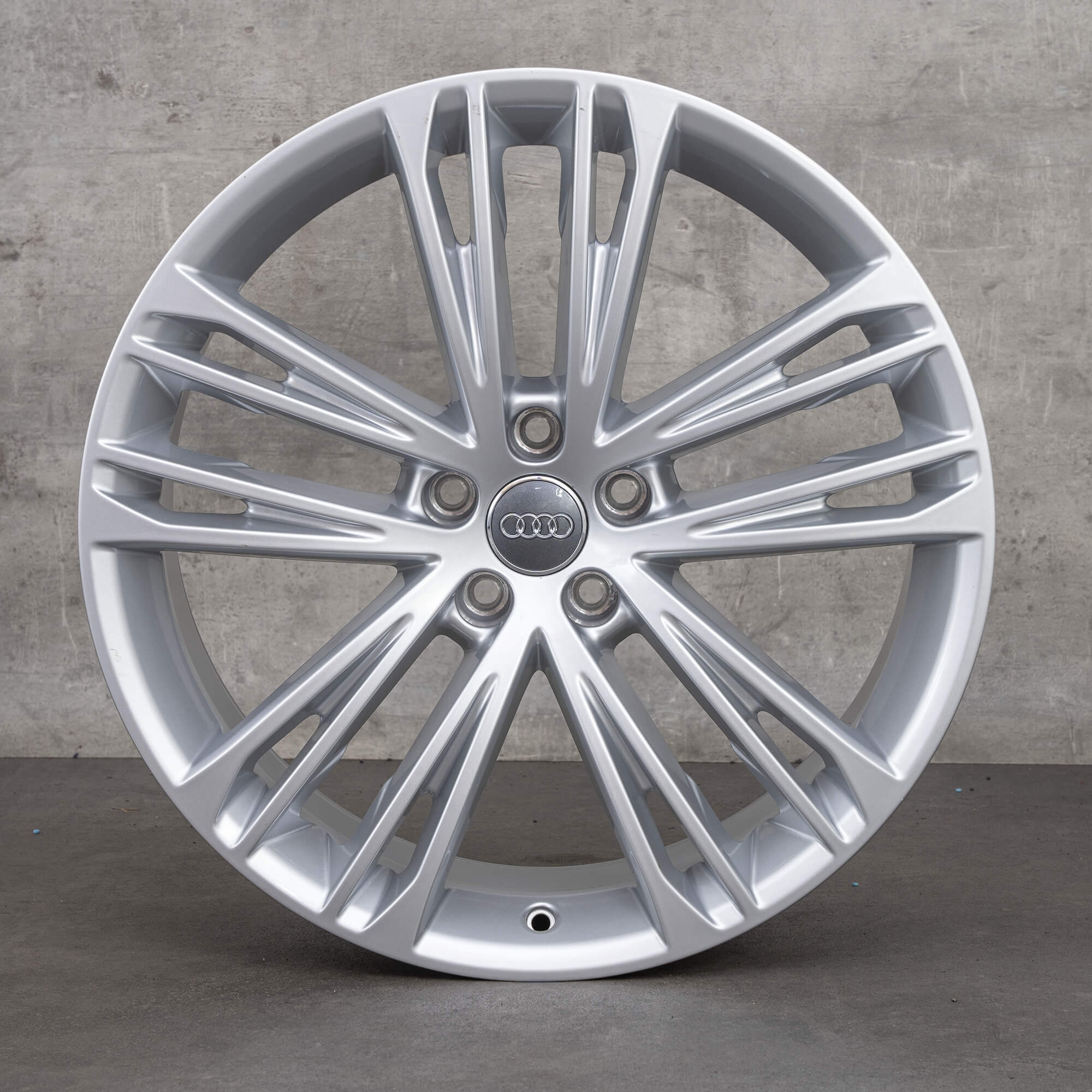 Audi 20 tommer fælge A7 S7 4K C8 alloysfælge sølv 8,5 x ET30 NYHED