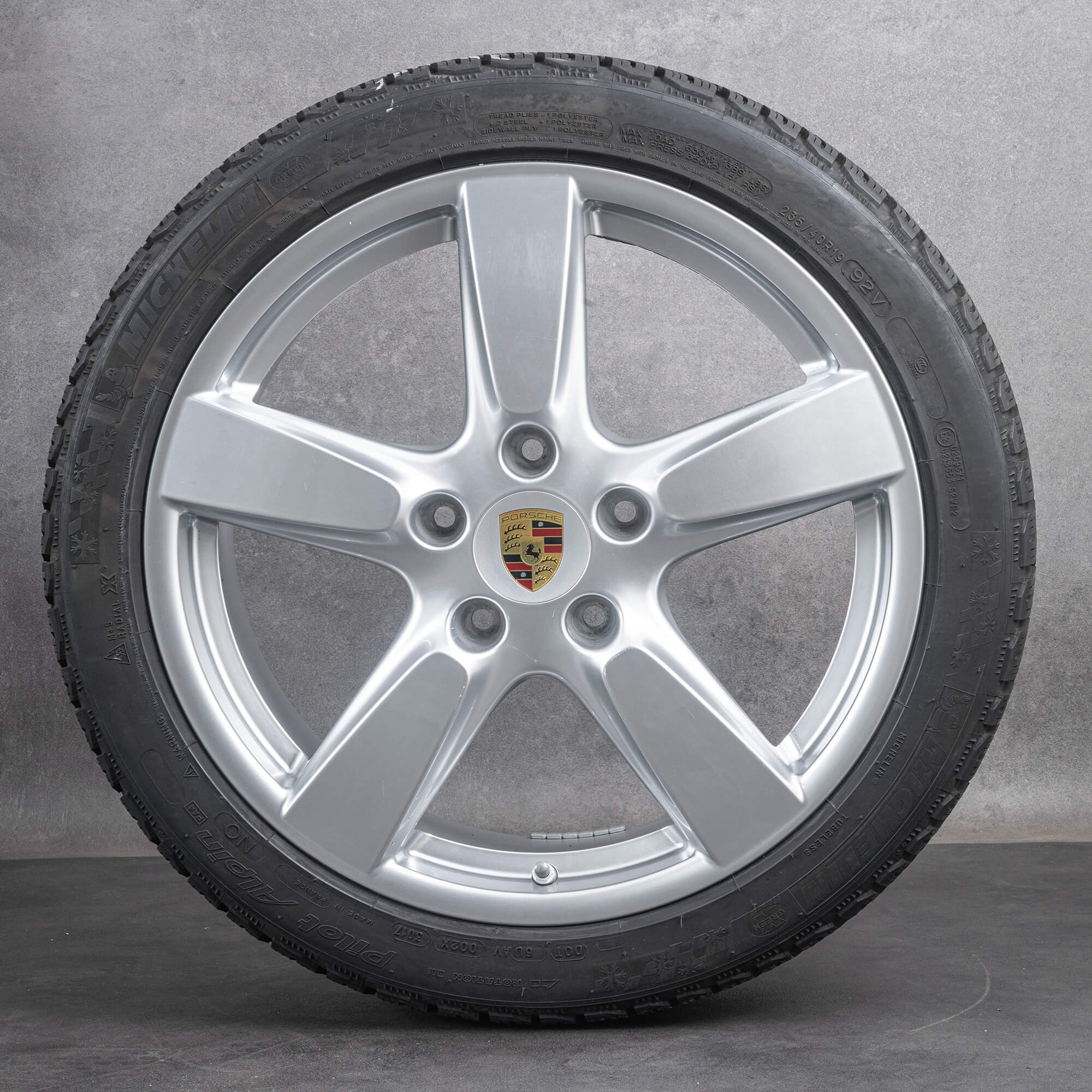 OEM Porsche 19 inch rims 981 Boxster Cayman Winterrder winter tires