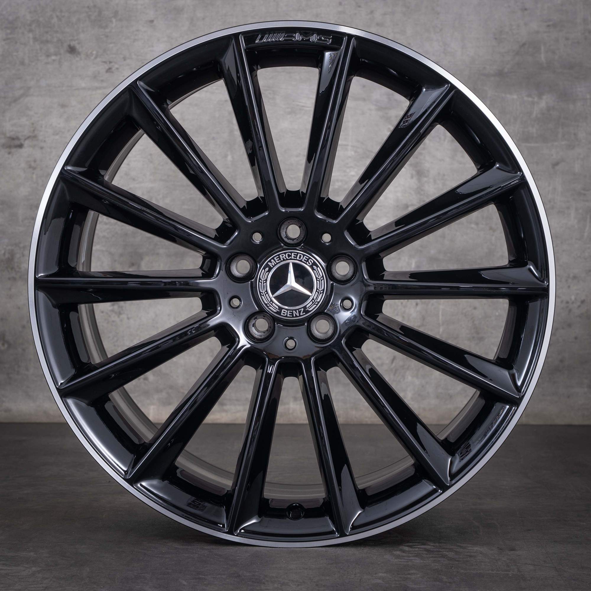 Original Mercedes Benz E-Klasse AMG Felgen 20 Zoll W213 S213 C238 A238 A2134012200 A2134012300 schwarz glanzgedreht NEU