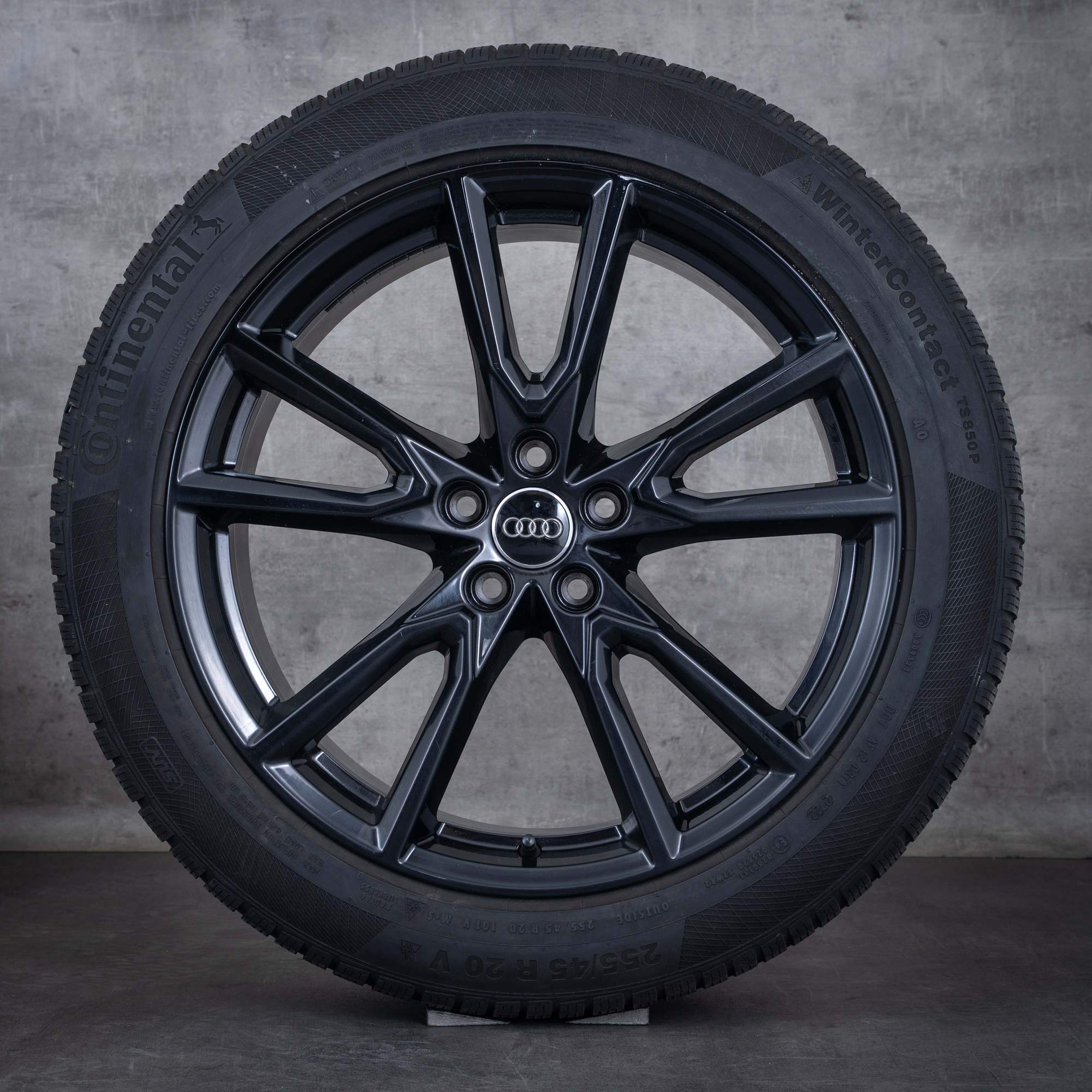 Alkuperäiset Audi Q5 SQ5 vanteet 20 tuuman FY-kesäpyörät 80A071490A Vox Design musta kiiltävä