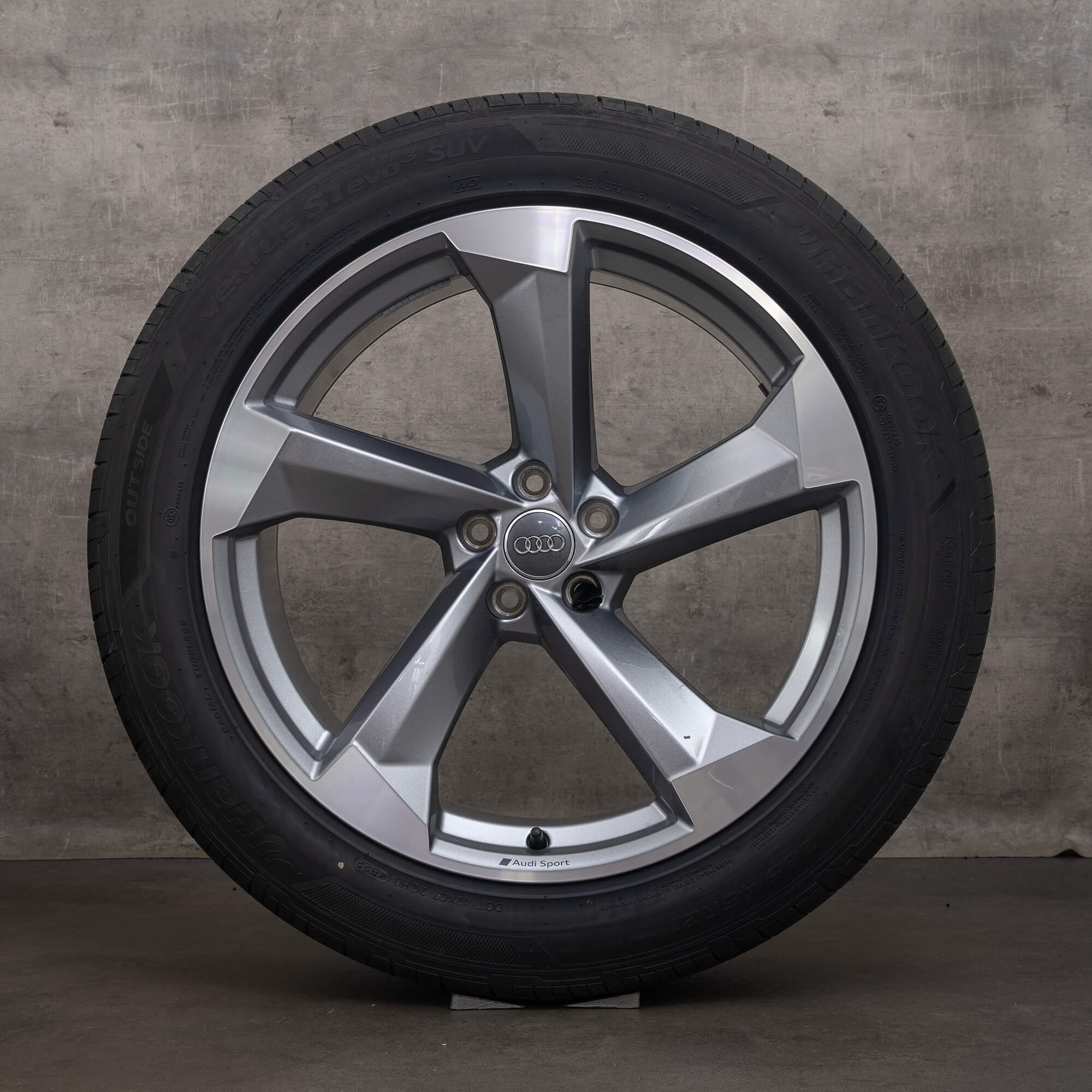 OEM Audi Q8 SQ8 rims 21 inch 4M winter wheels 4M8601025M titanium high ...