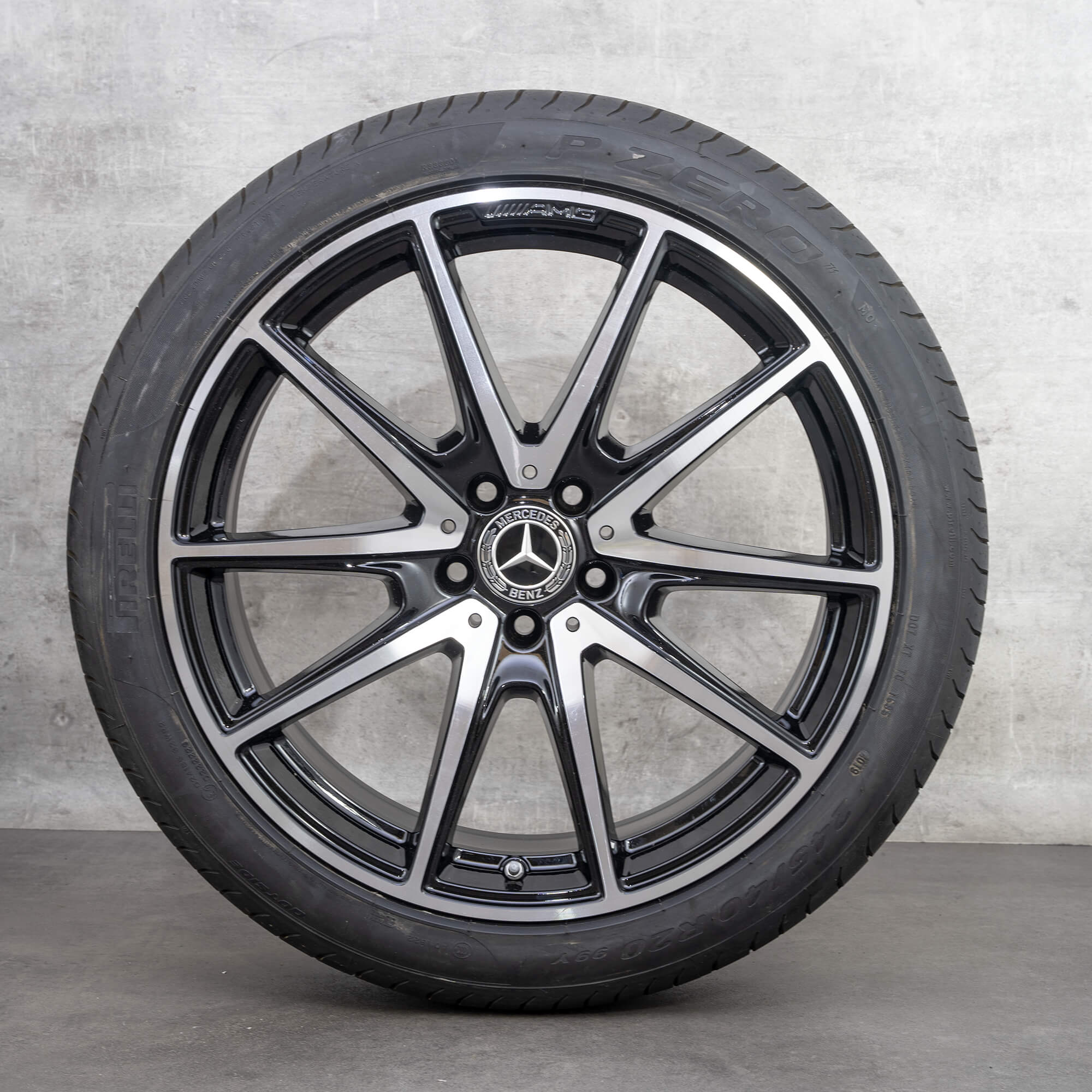 AMG 20 inch rims Mercedes S-Class W222 S63 S65 W217 summer wheels tires