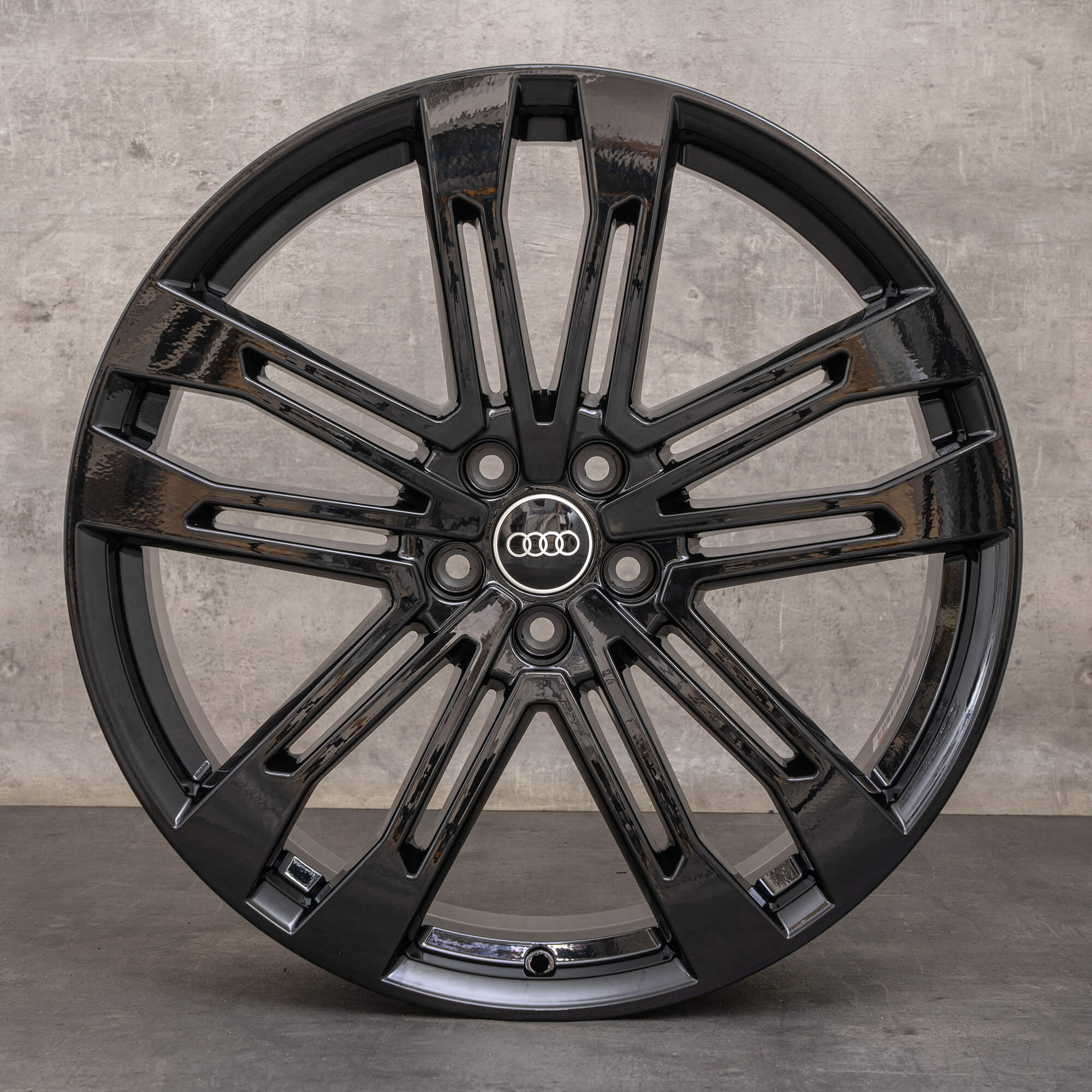 Original Audi Q5 SQ5 Felgen 21 Zoll FY Alufelgen 80A601025AC schwarz glanz